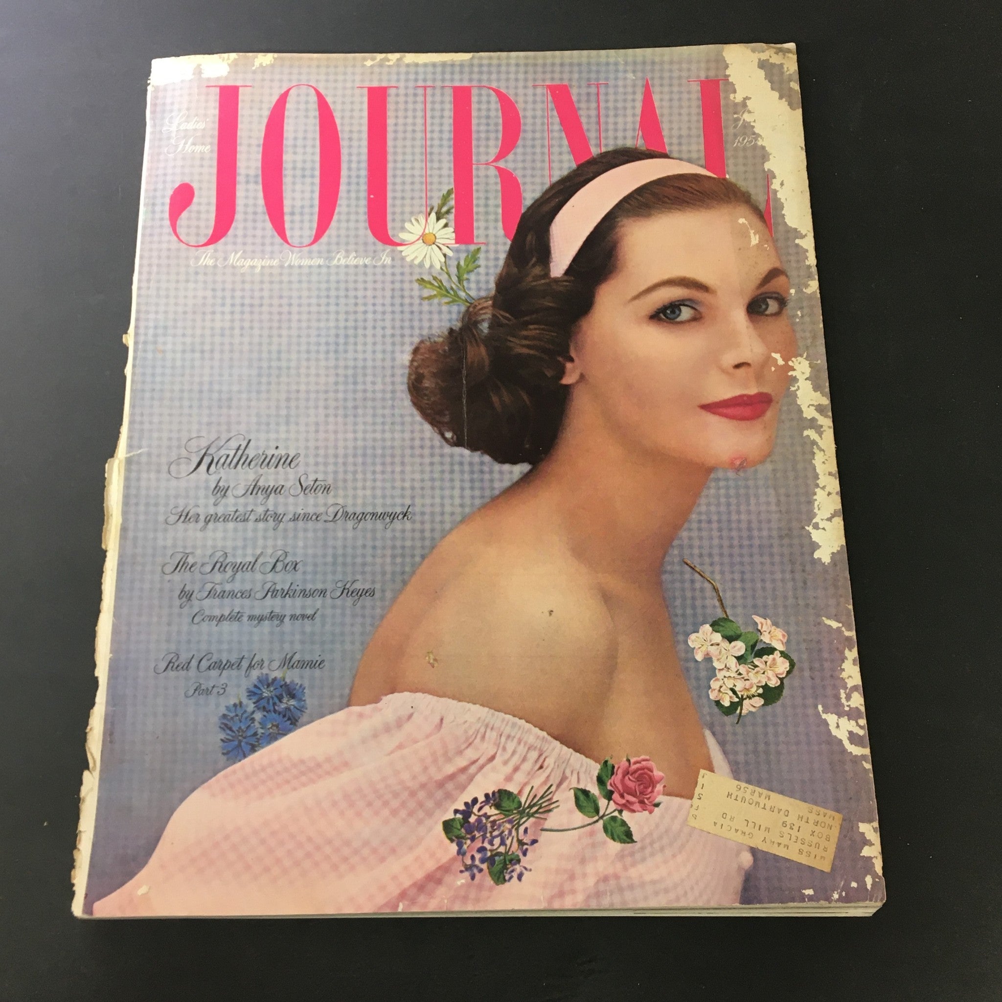 VTG Journal Magazine June 1954 Katherine Portrait by Anya Seton, The Royal Box