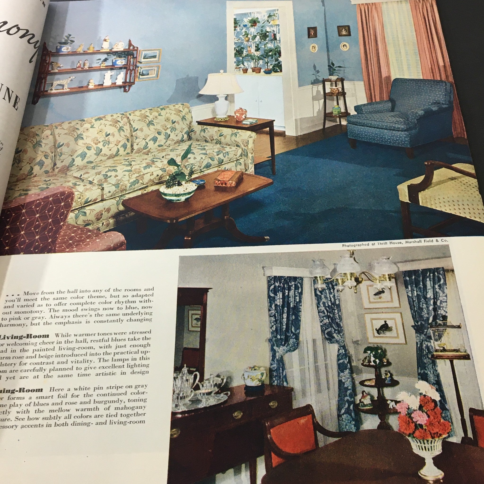 VTG Better Homes & Gardens October 1939 Fall Furnishing and Color Schemes