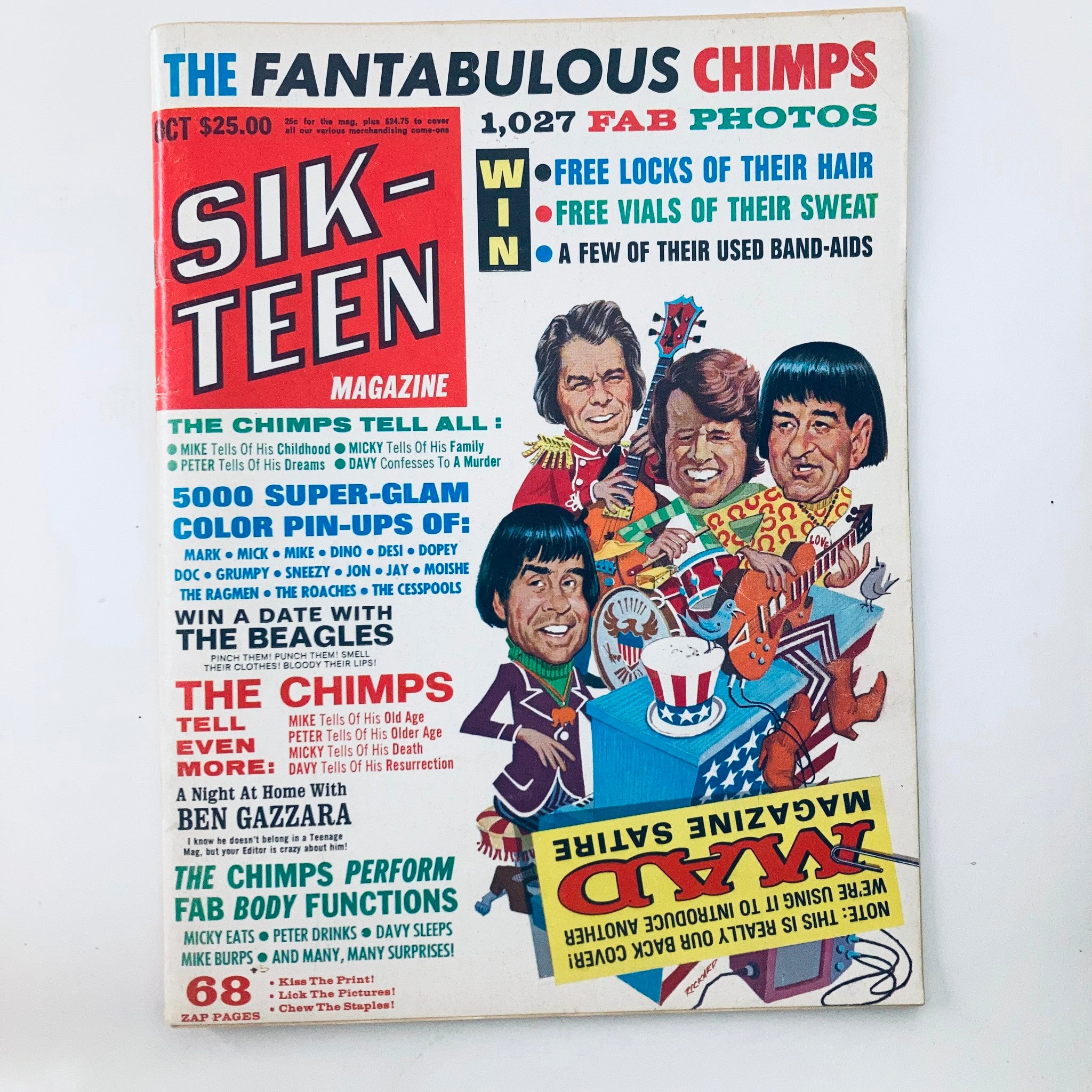 VTG Mad Magazine September 1968 No. 121 The Flying Nut 4.0 VG No Label