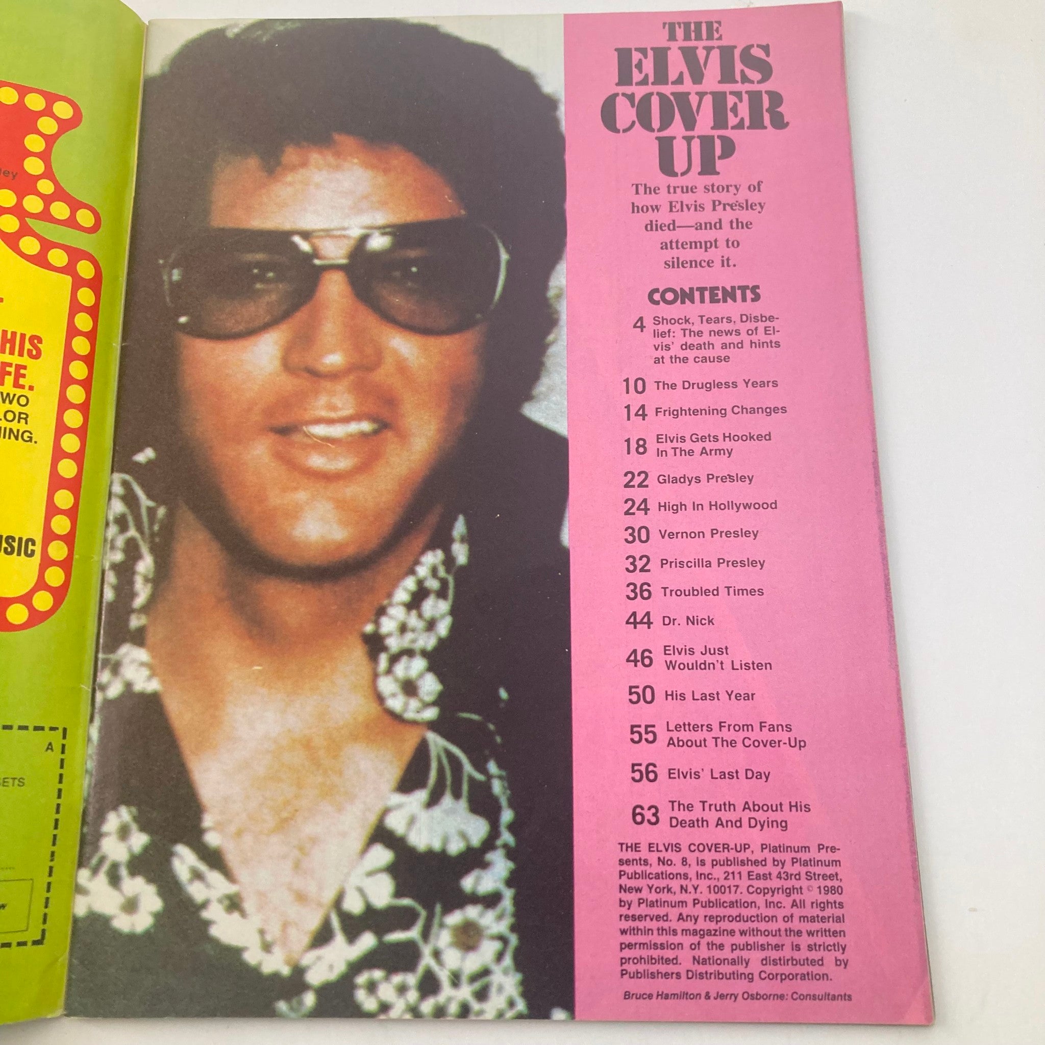 Platinum Magazine Presents The Elvis Cover-Up 1980 No. 8 Elvis Presley No Label