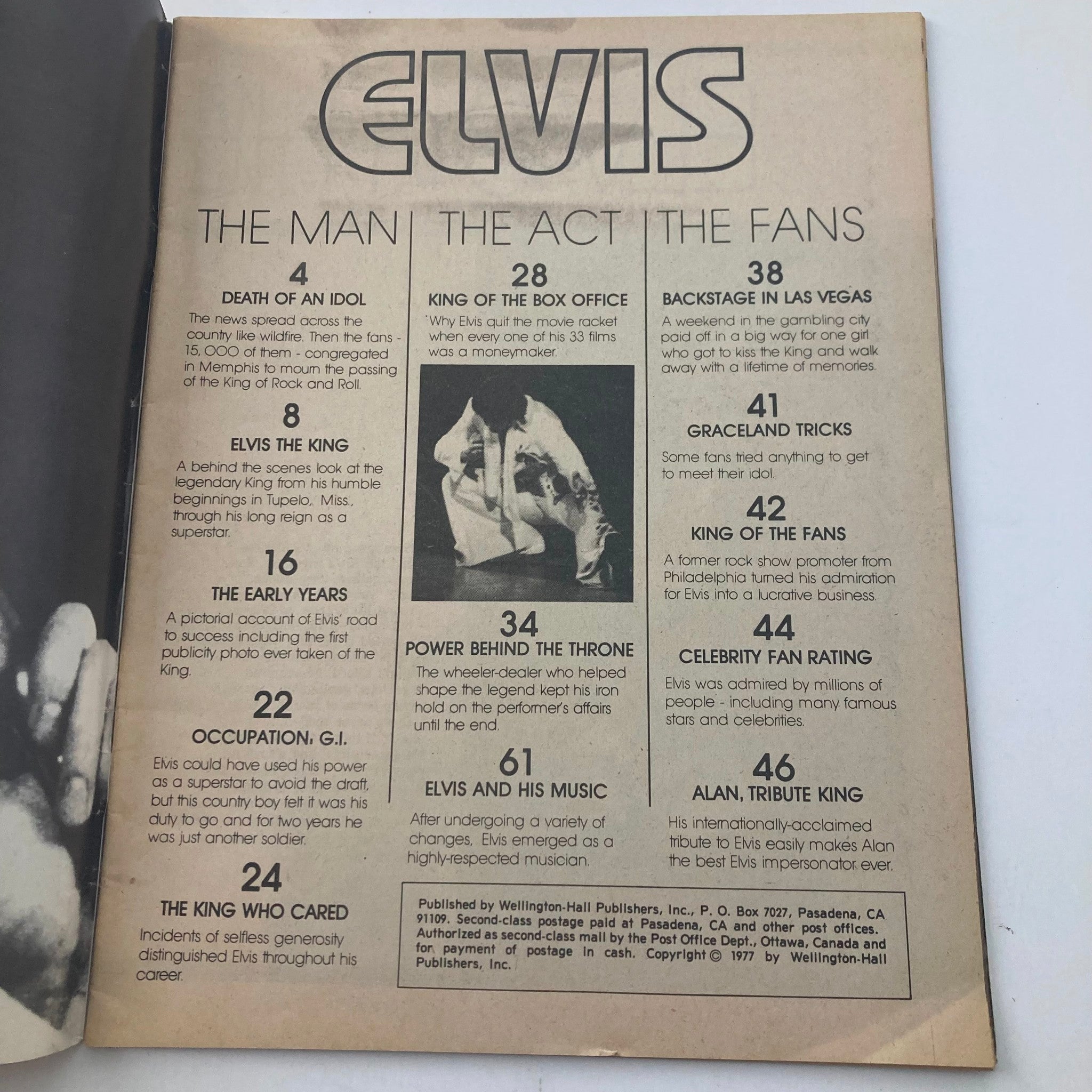 VTG 1977 Elvis the King Memorial Collector's Edition Elvis Presley No Label