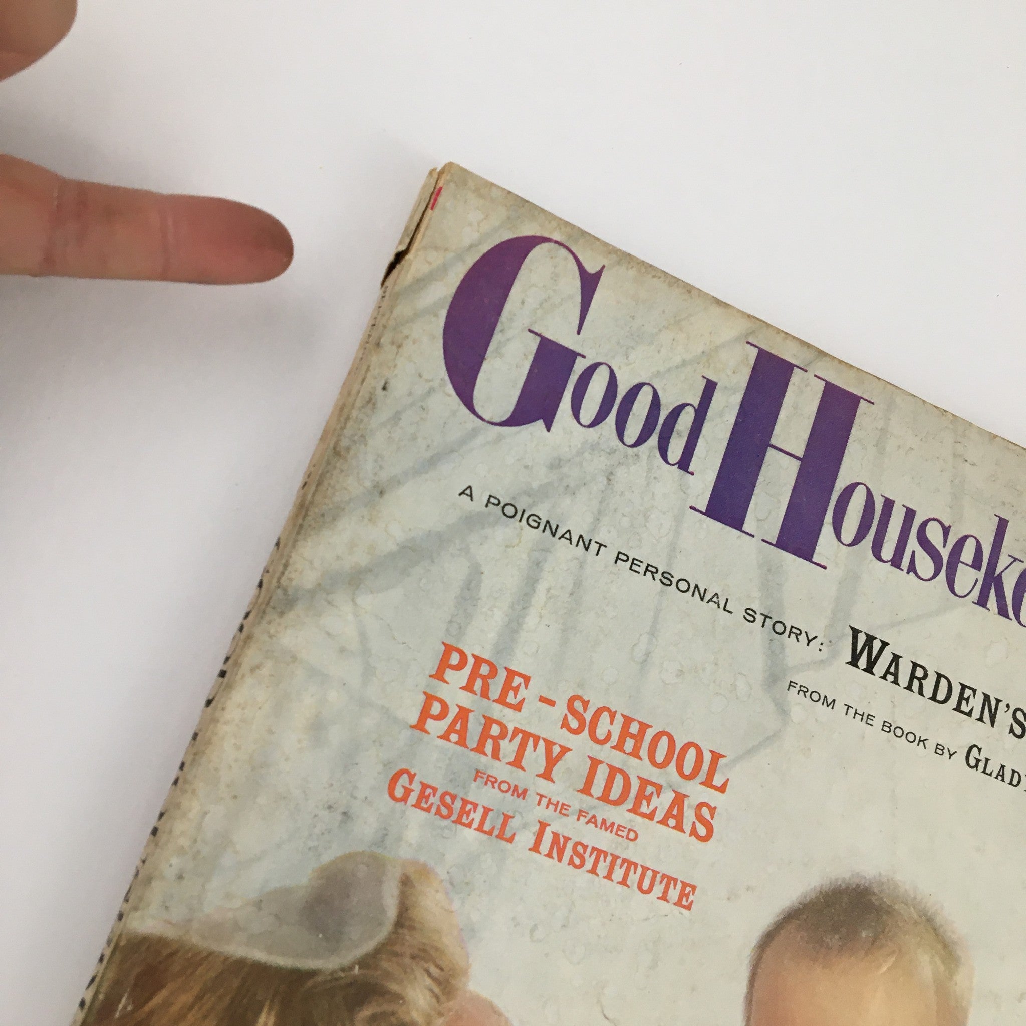 Good Housekeeping Magazine September 1959 Warden's Wife Book by Gladys Duff