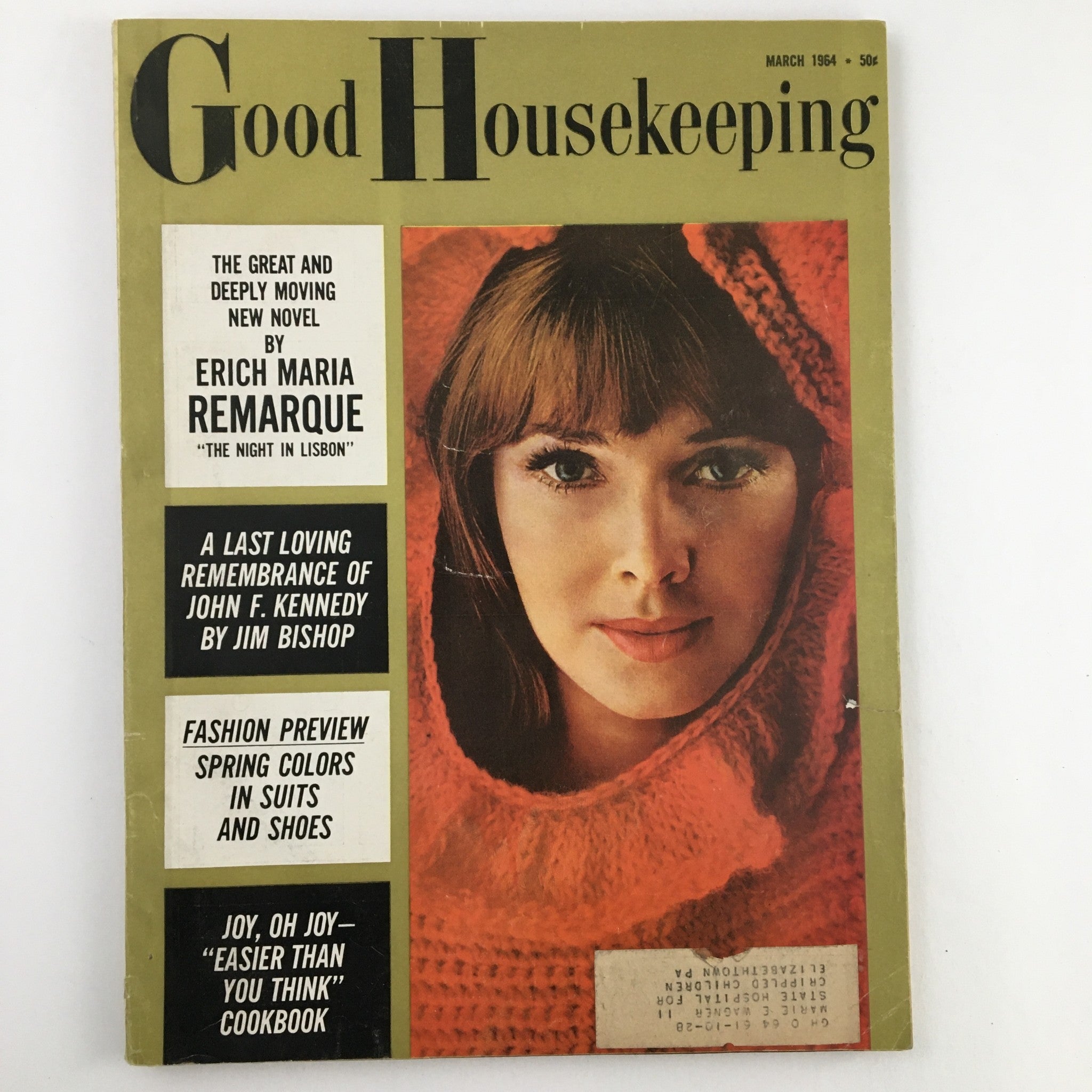 Good Housekeeping Magazine March 1964 A Last Loving Remembrance of John Kennedy