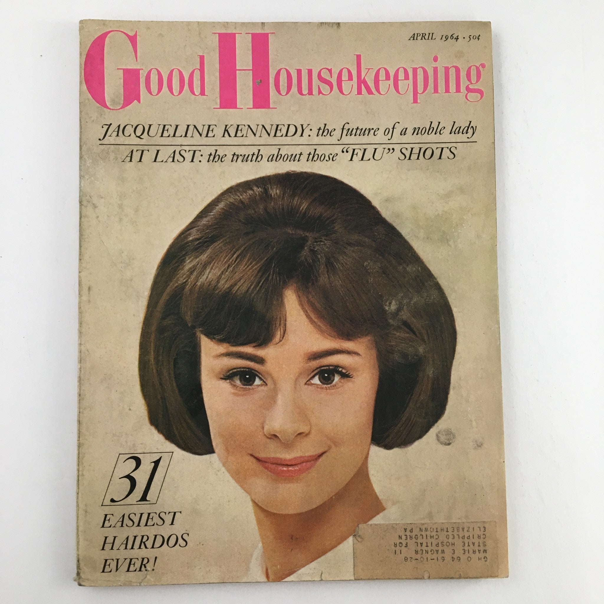 Good Housekeeping Magazine April 1964 Jacqueline Kennedy Future of Noble Lady