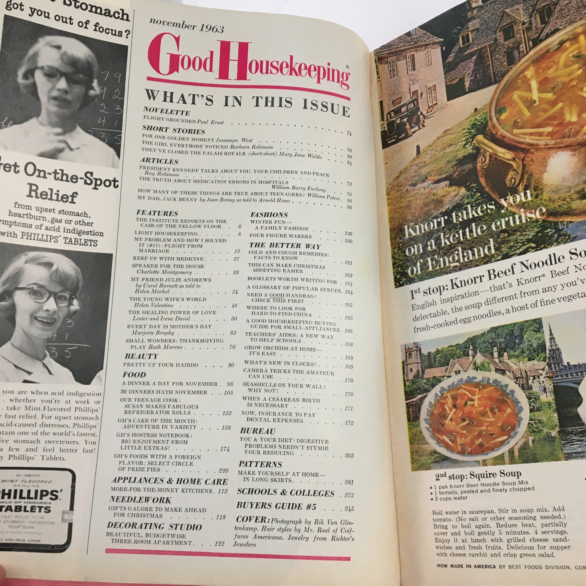 Good Housekeeping Magazine November 1963 Teenagers & What They're Really Like