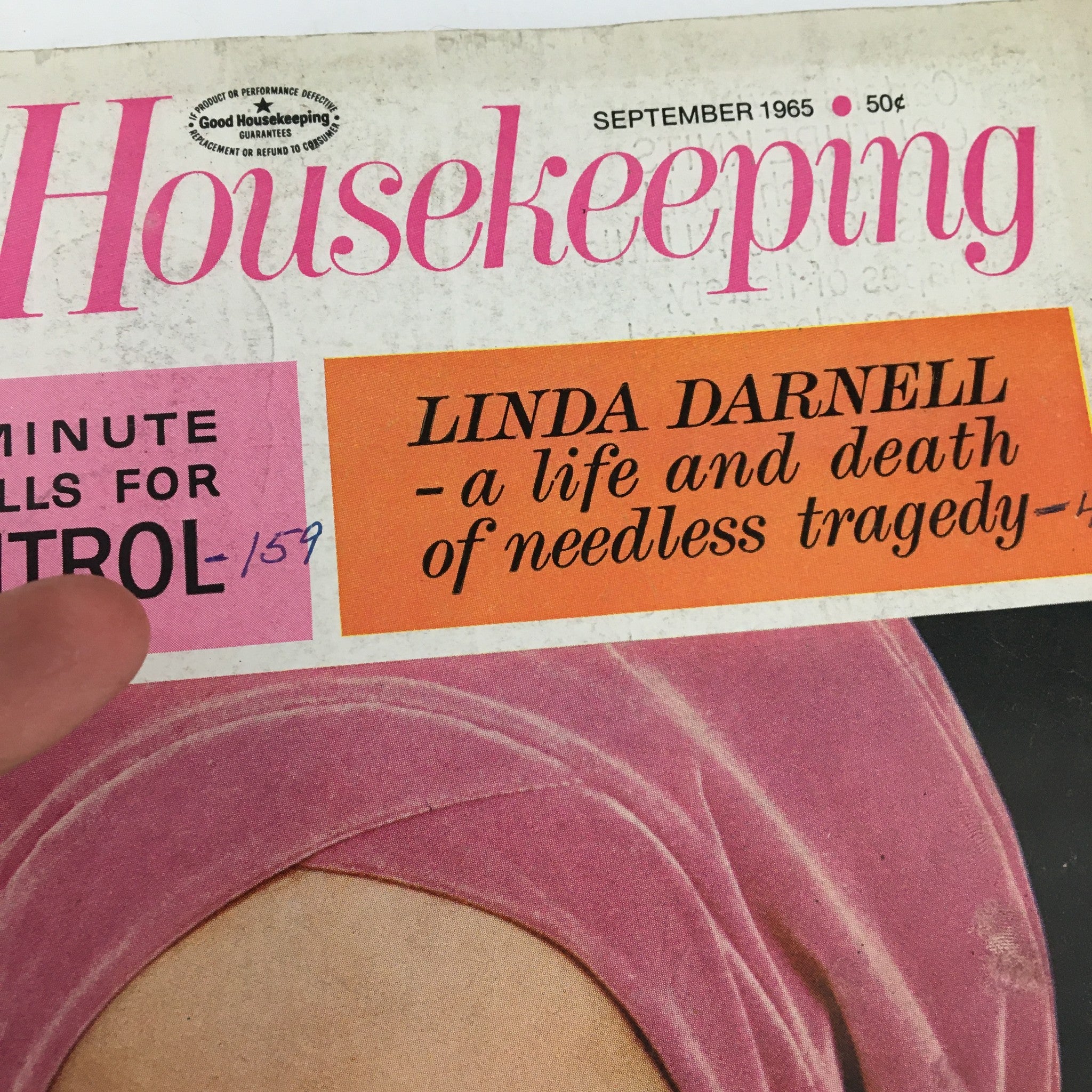 Good Housekeeping Magazine September 1965 Linda Darnell Life & Death Tragedy