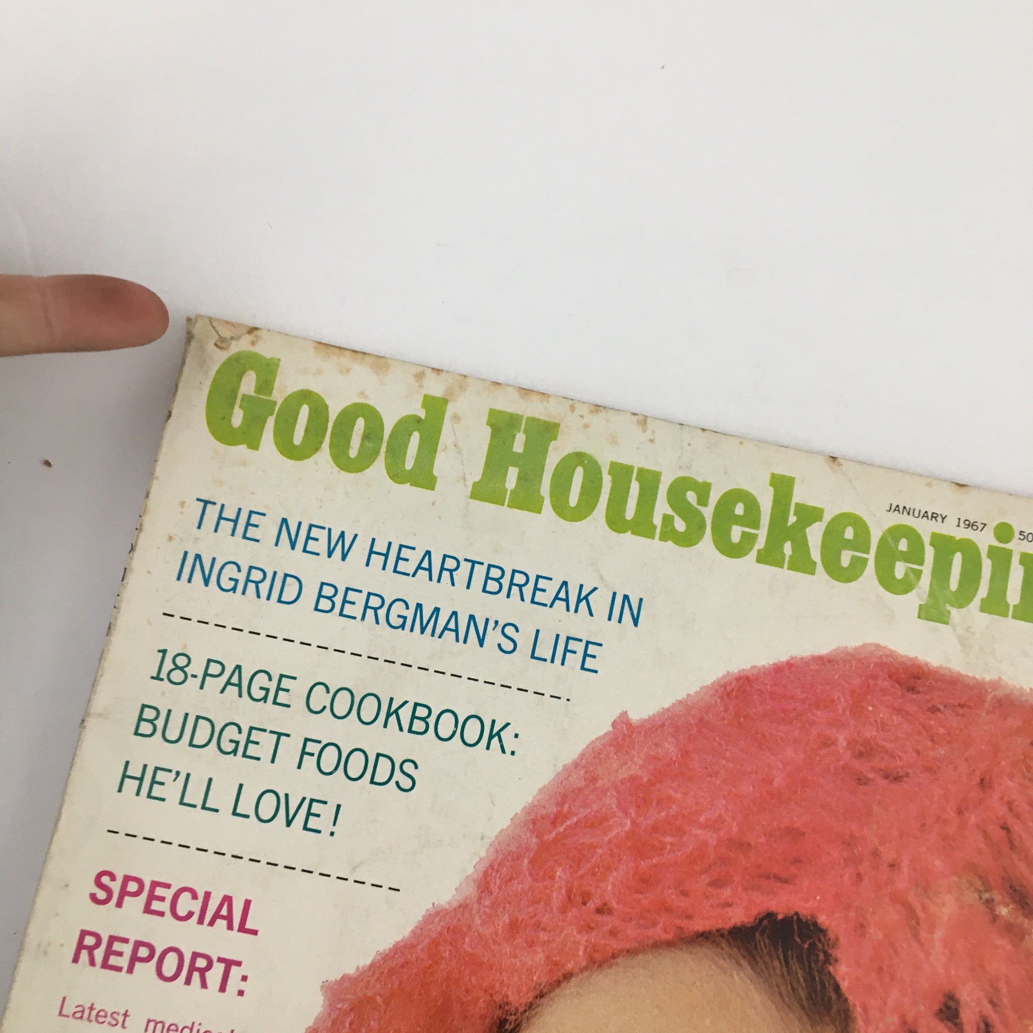 Good Housekeeping Magazine January 1967 Heartbreak of Ingrid Bergman's Life