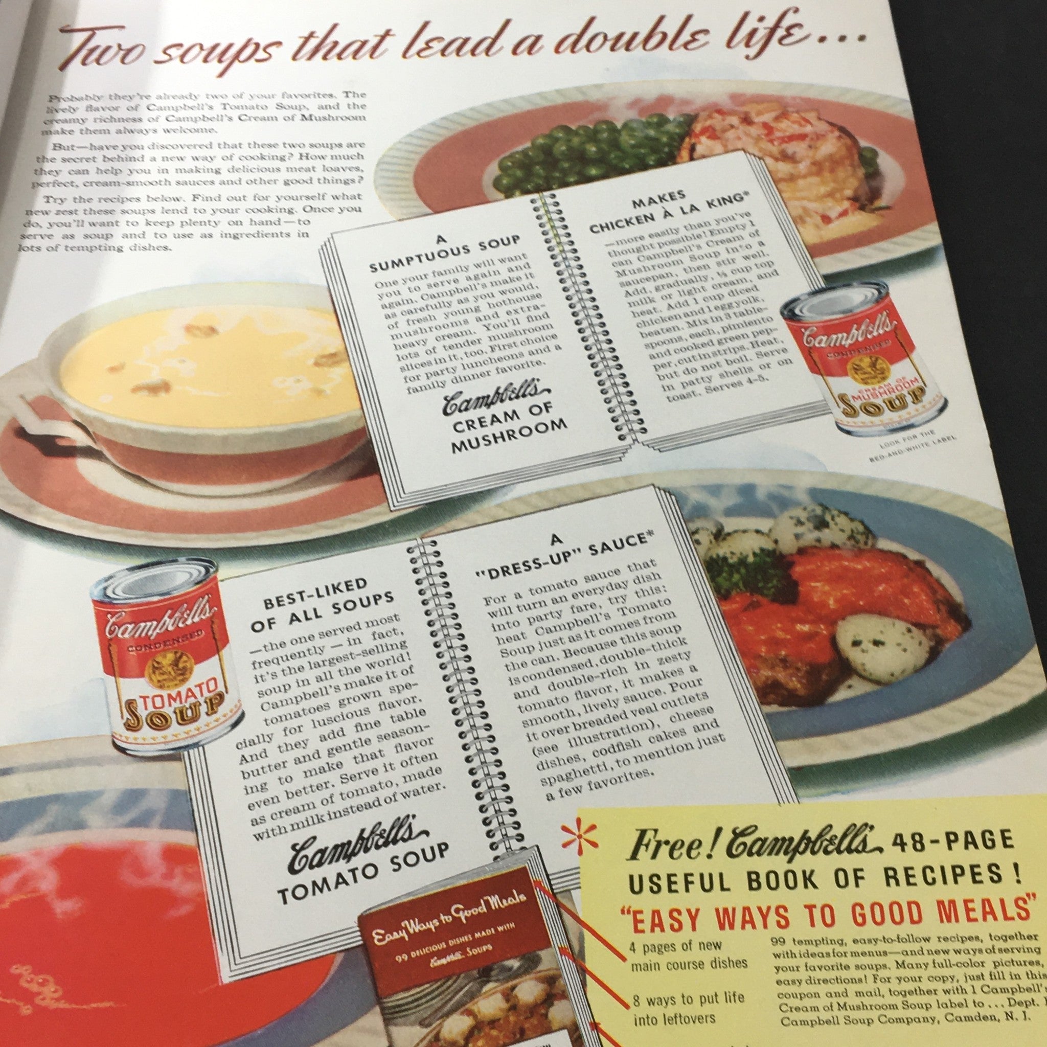 VTG Better Homes & Gardens May 1941 Extra Sparkle For Your Summer Meals