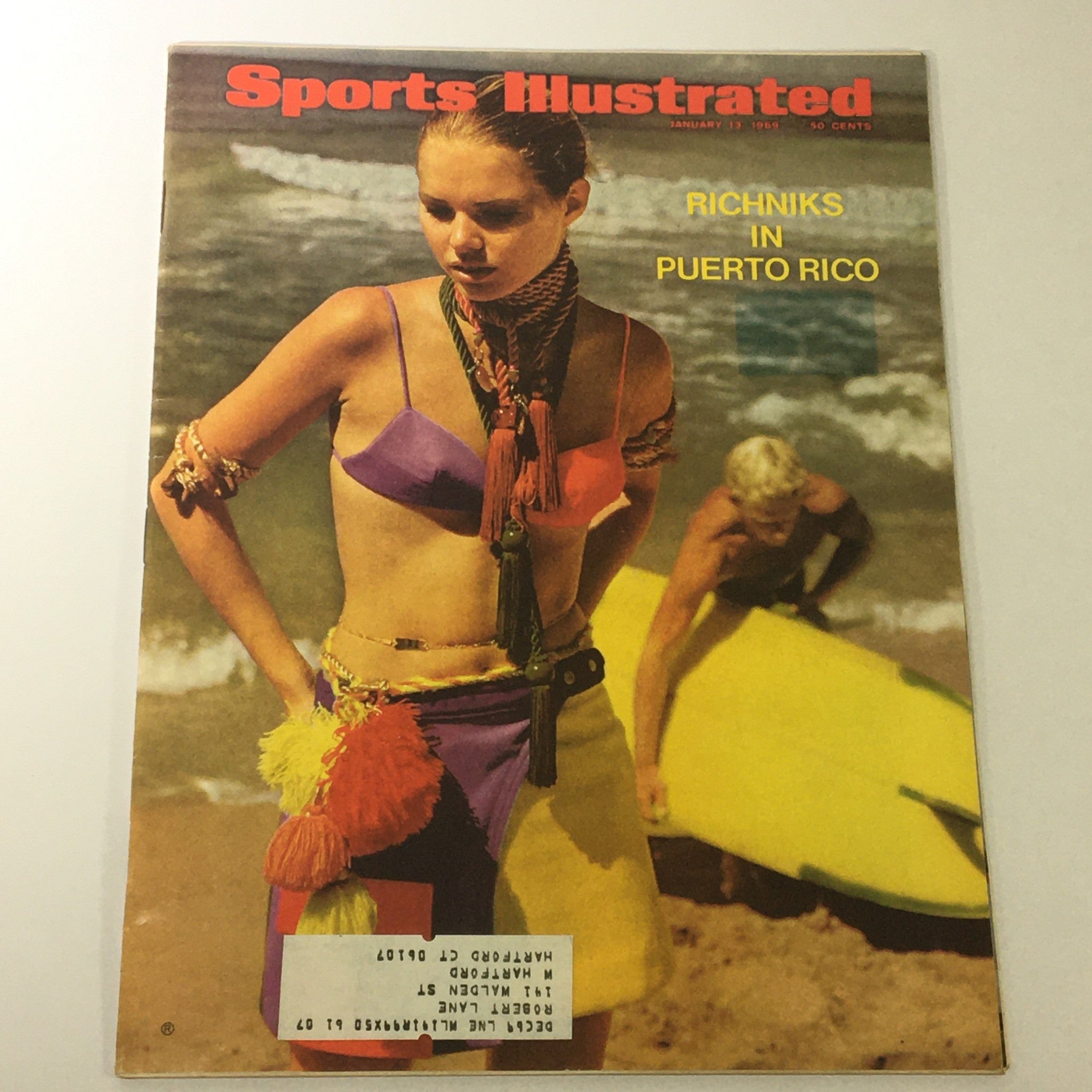 VTG Sports Illustrated Magazine January 13 1969 Richniks in Puerto Rico Cover