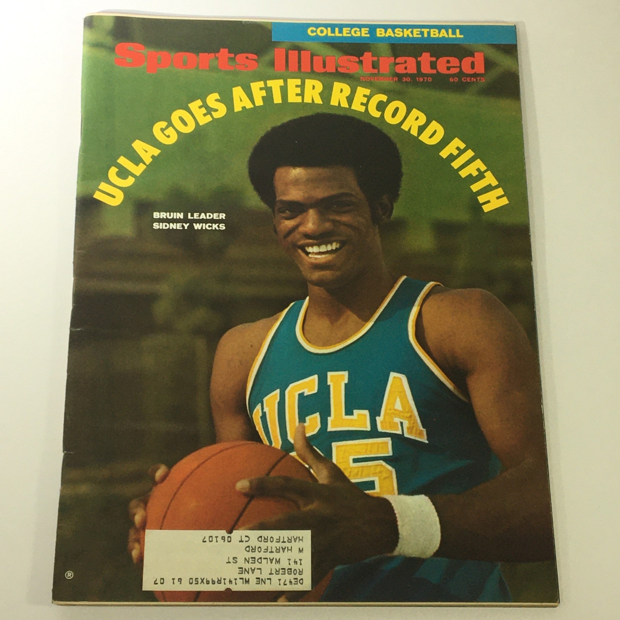 VTG Sports Illustrated Magazine November 30 1970 Bruin Leader Sidney Wicks