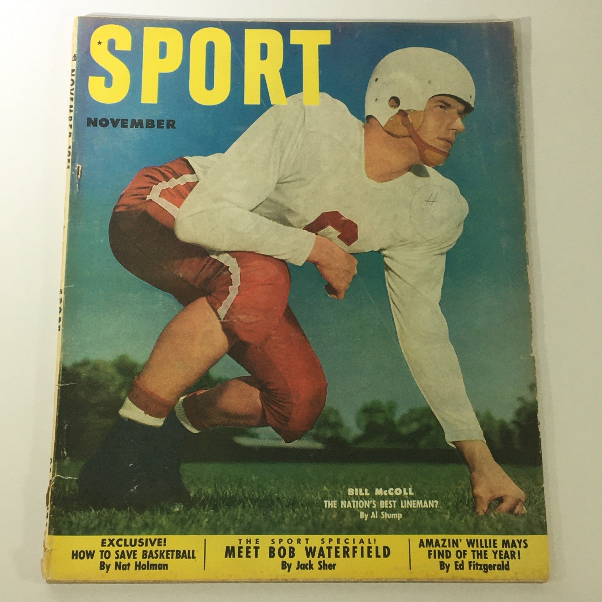 VTG Sport Magazine November 1951 Bill McColl Nation's Best Lineman, Newsstand