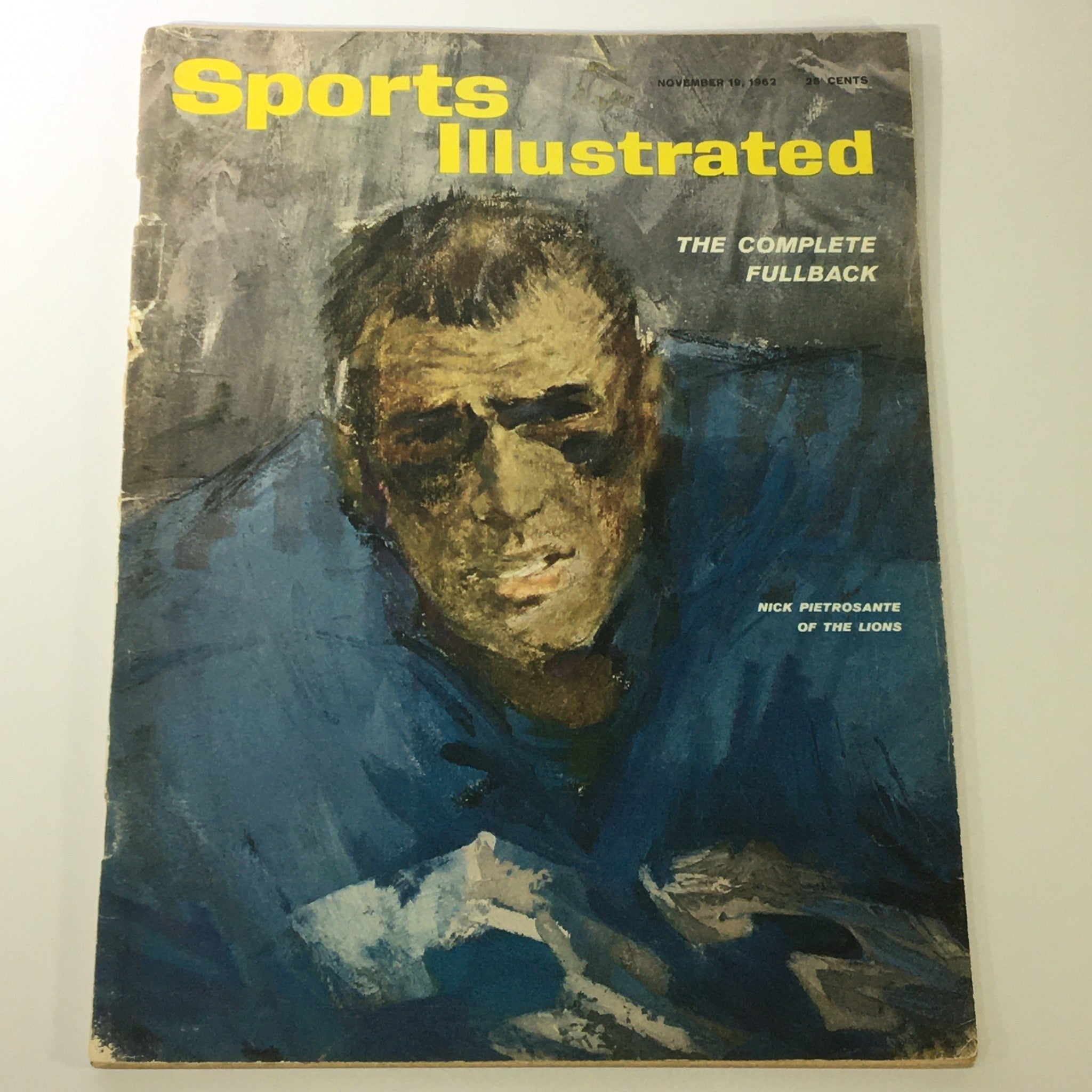 Sports Illustrated Magazine November 19 1962 Lions' Nick Pietrosante , Newsstand