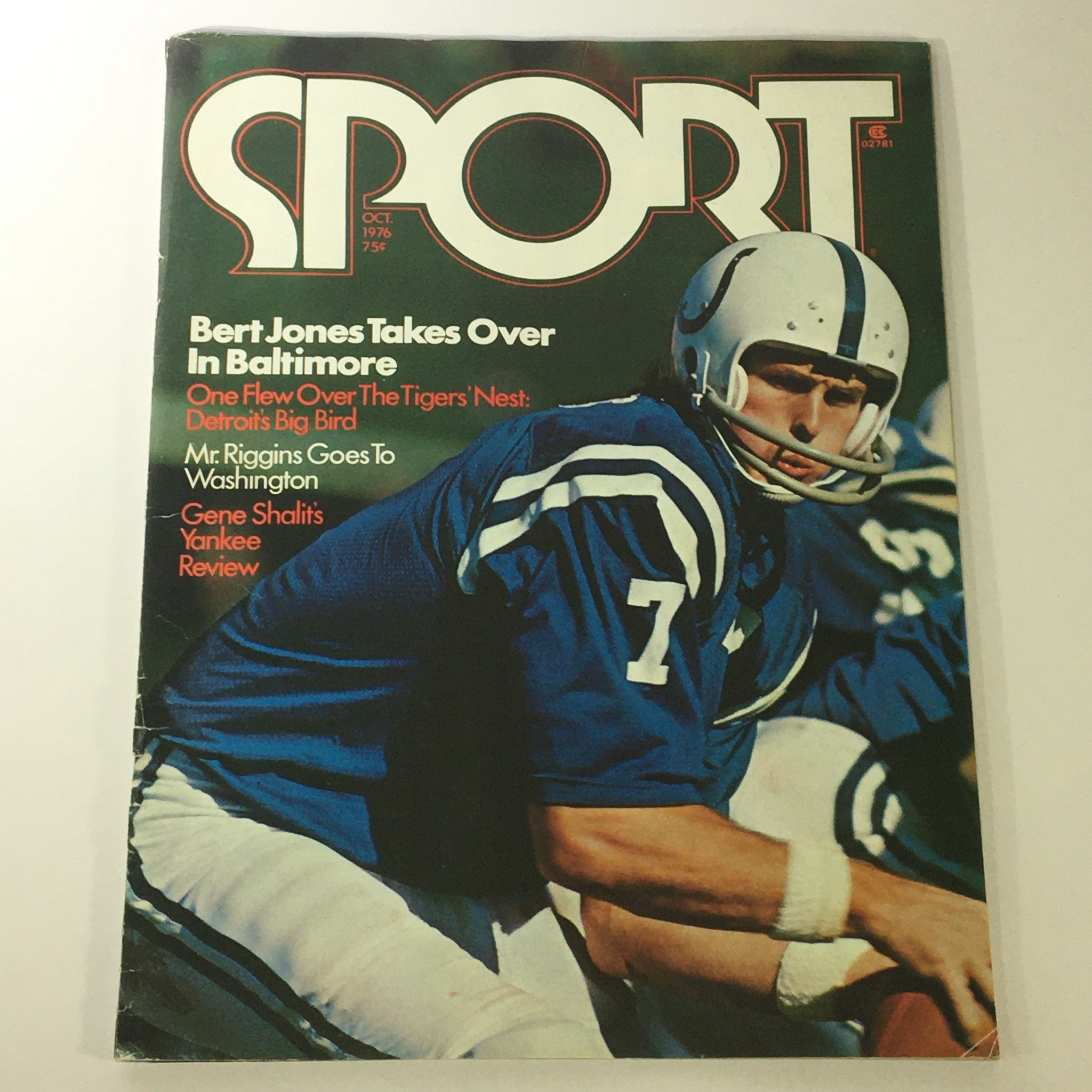 VTG Sport Magazine October 1976 Vol 63 #4 Bert Jones, Gene Shalit, Newsstand