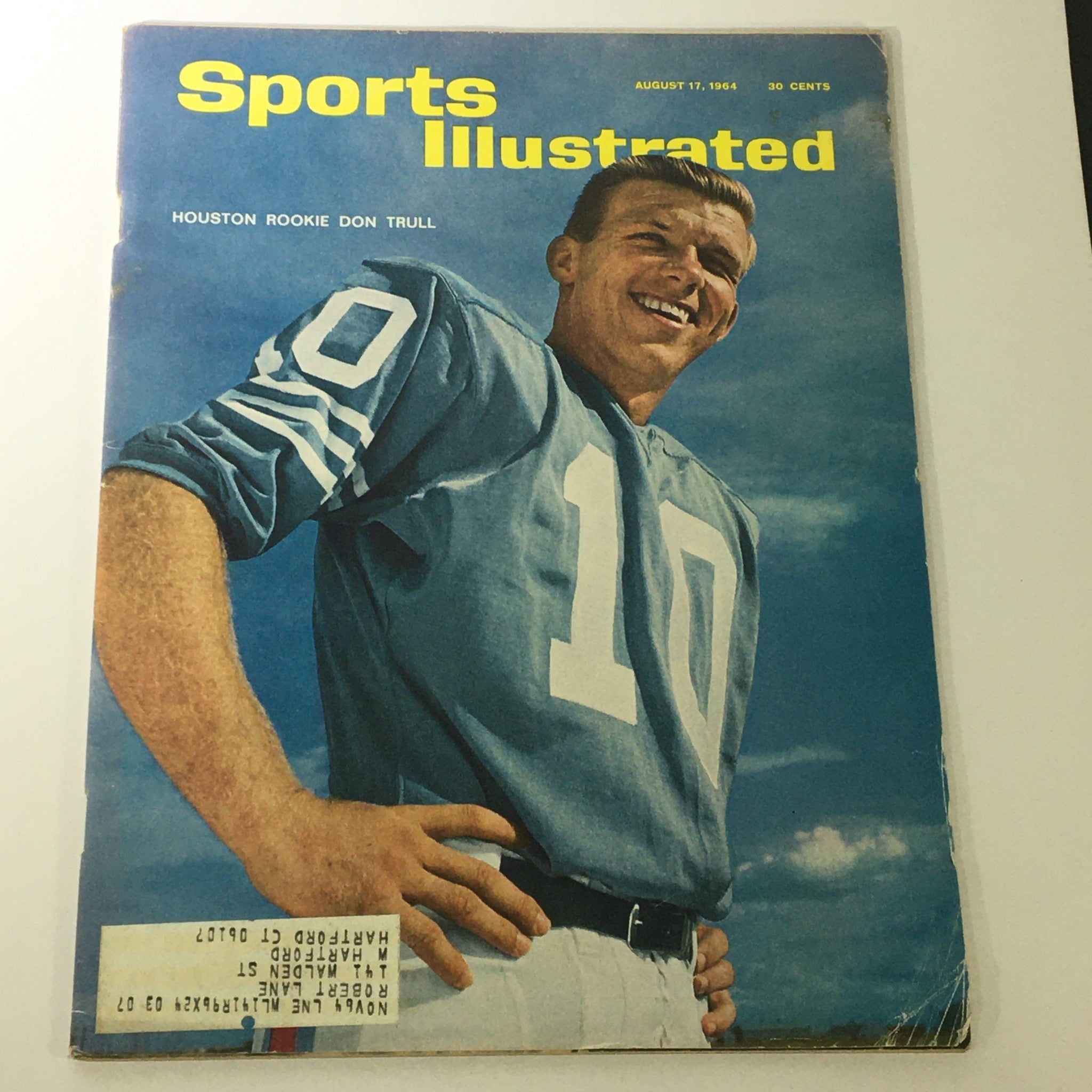 VTG Sports Illustrated Magazine August 17 1964 Houston Rookie Don Trull