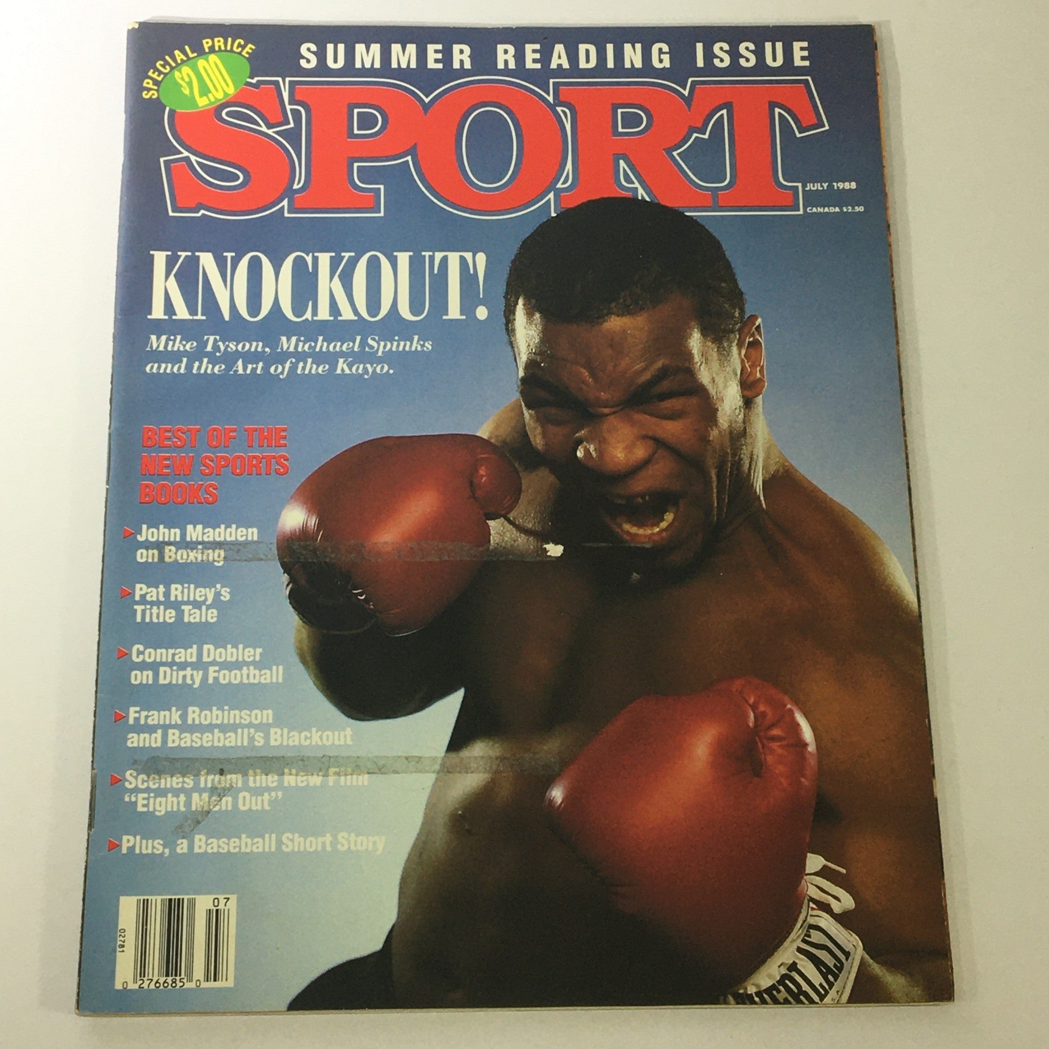 VTG Sport Magazine July 1988 Mike Tyson, Michael Spinks & Art of the Kayo