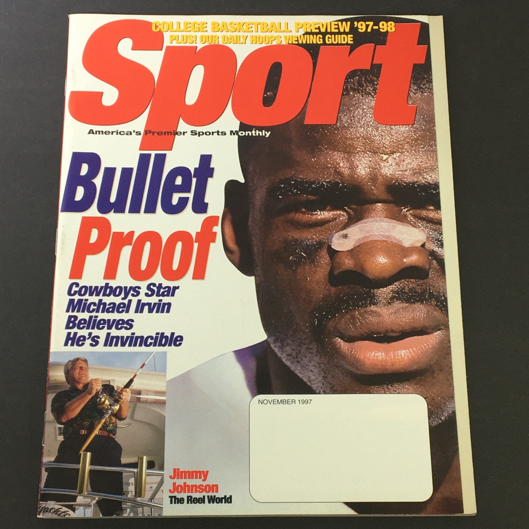 Sport Magazine November 1997 Jimmy Johnson Reel World, Cowboy Star Michael Irvin