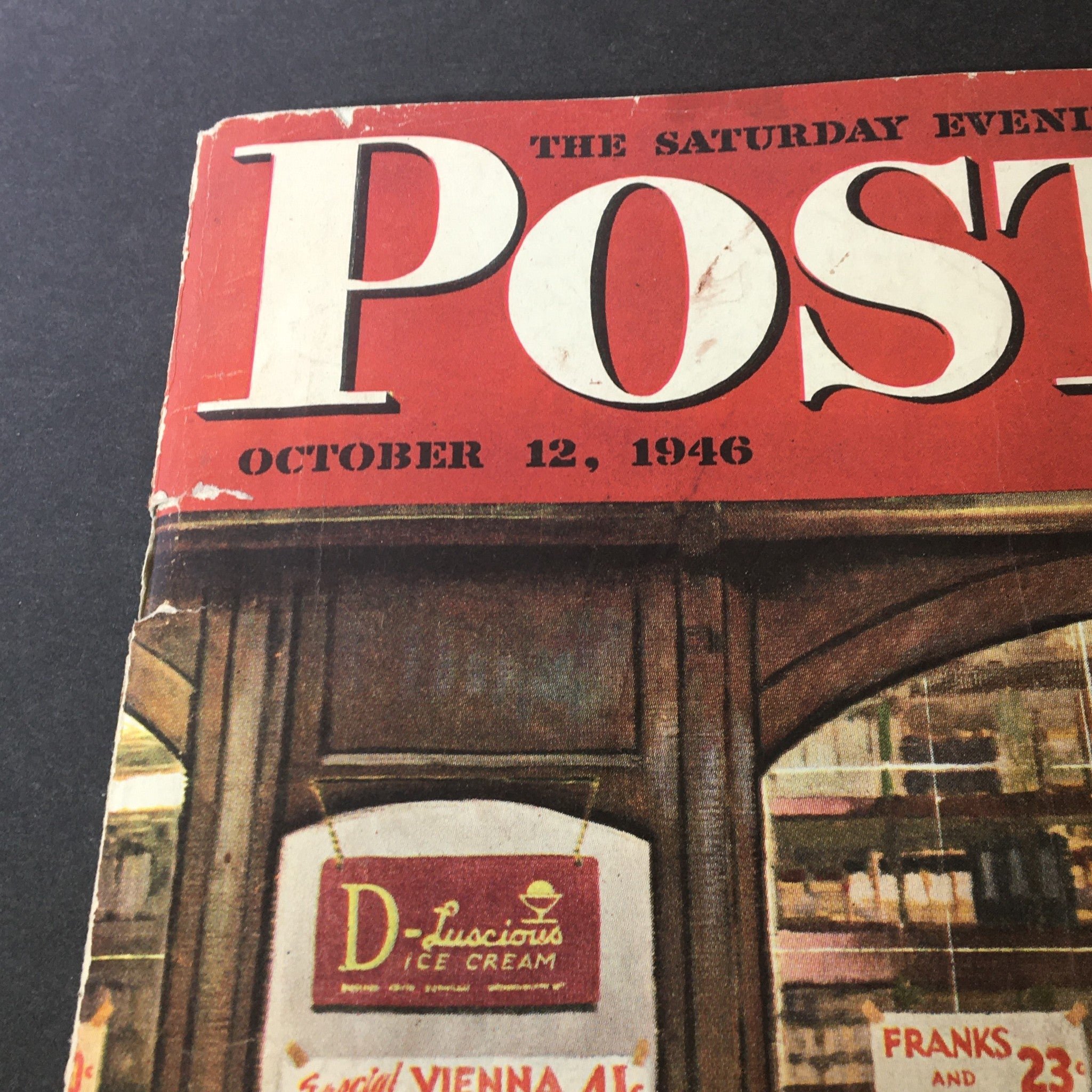 VTG The Saturday Evening Post October 12 1946 Valiant Finland Word, Newsstand