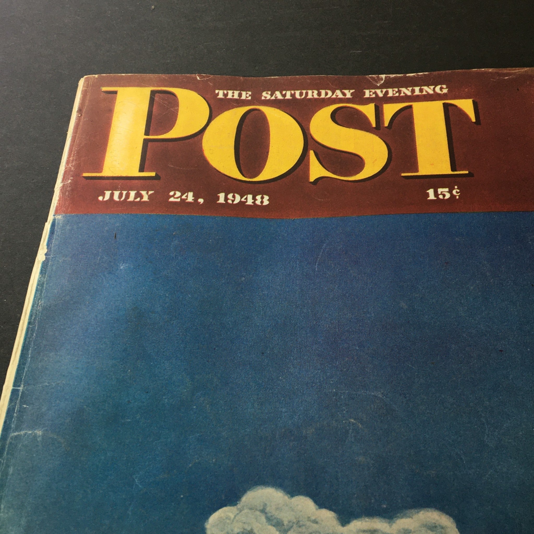 VTG The Saturday Evening Post July 24 1948 Norman Rockwell, Newsstand