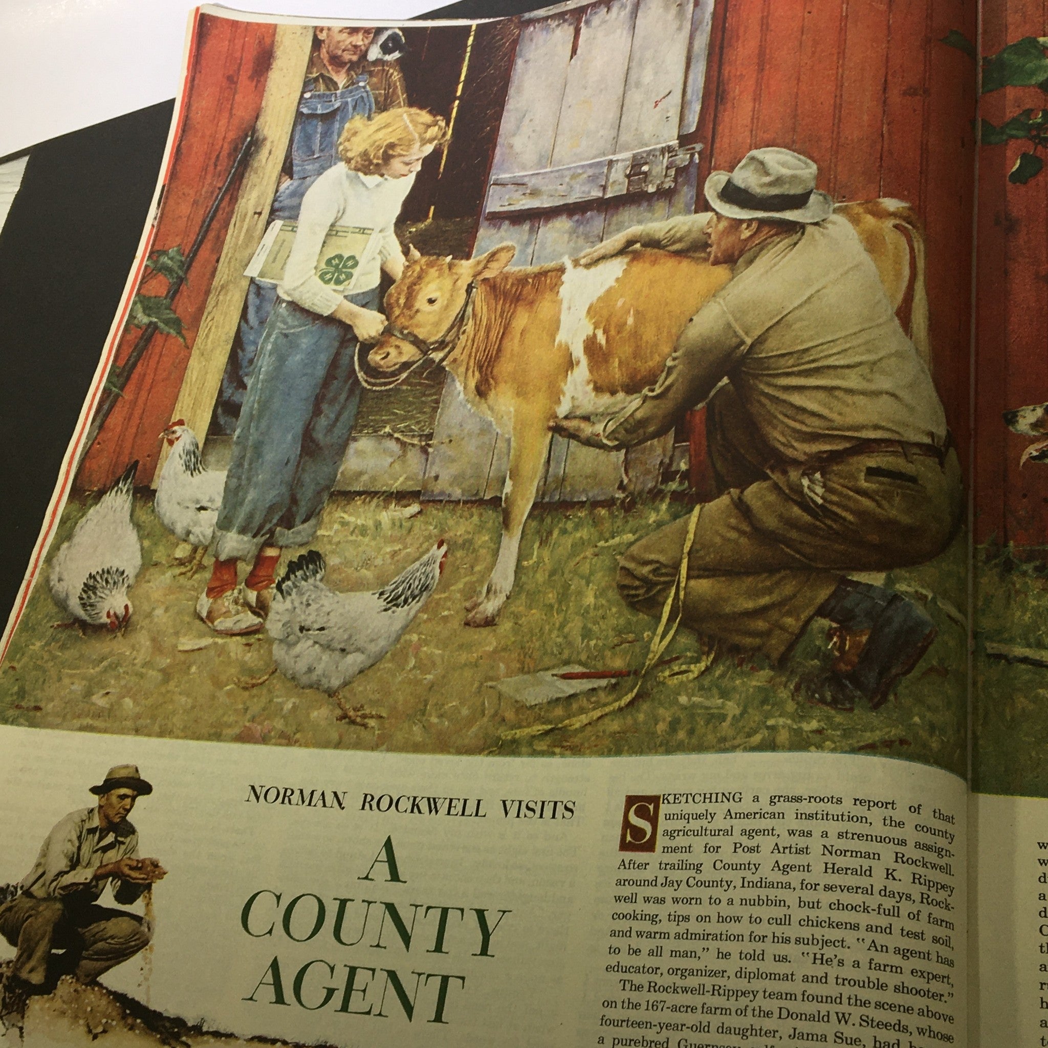 VTG The Saturday Evening Post July 24 1948 Norman Rockwell, Newsstand