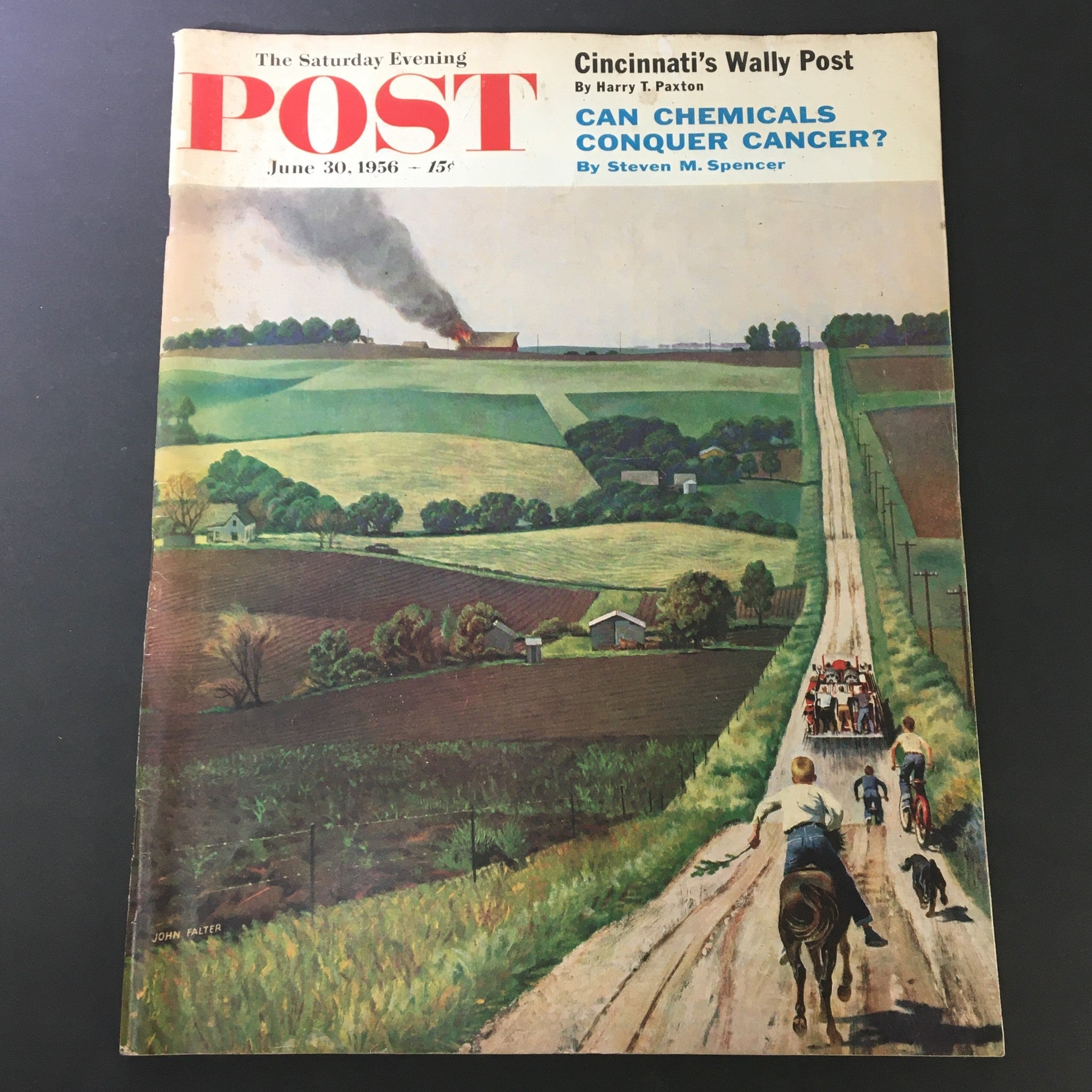 VTG The Saturday Evening Post June 30 1956 Cincinnati Wally Post, Newsstand