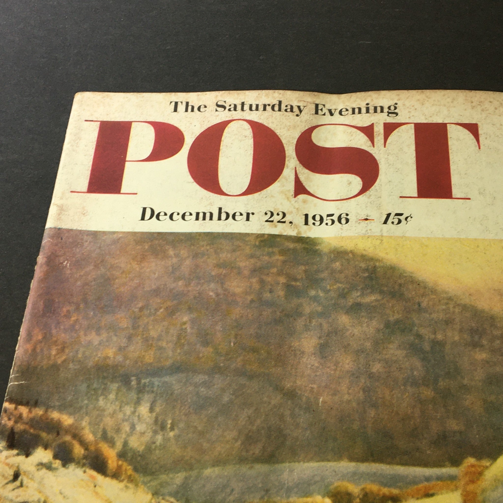 VTG The Saturday Evening Post December 22 1956 Birth of Snow White, Newsstand