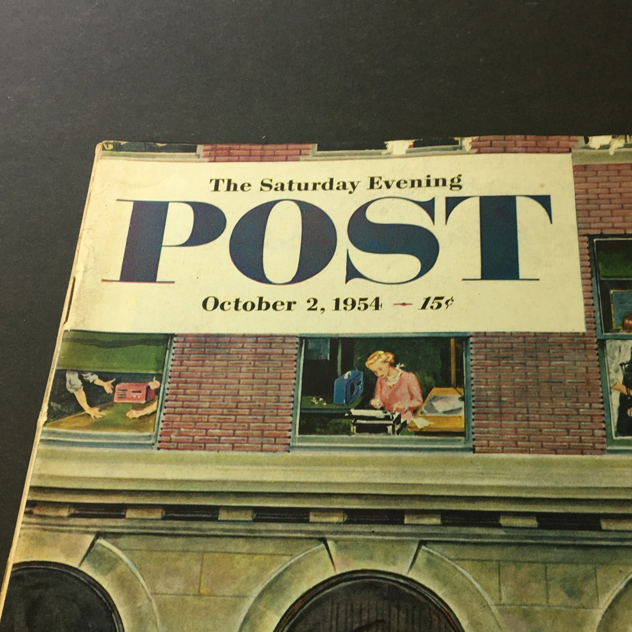 VTG The Saturday Evening Post October 2 1954 Charles A. Lindbergh, Newsstand