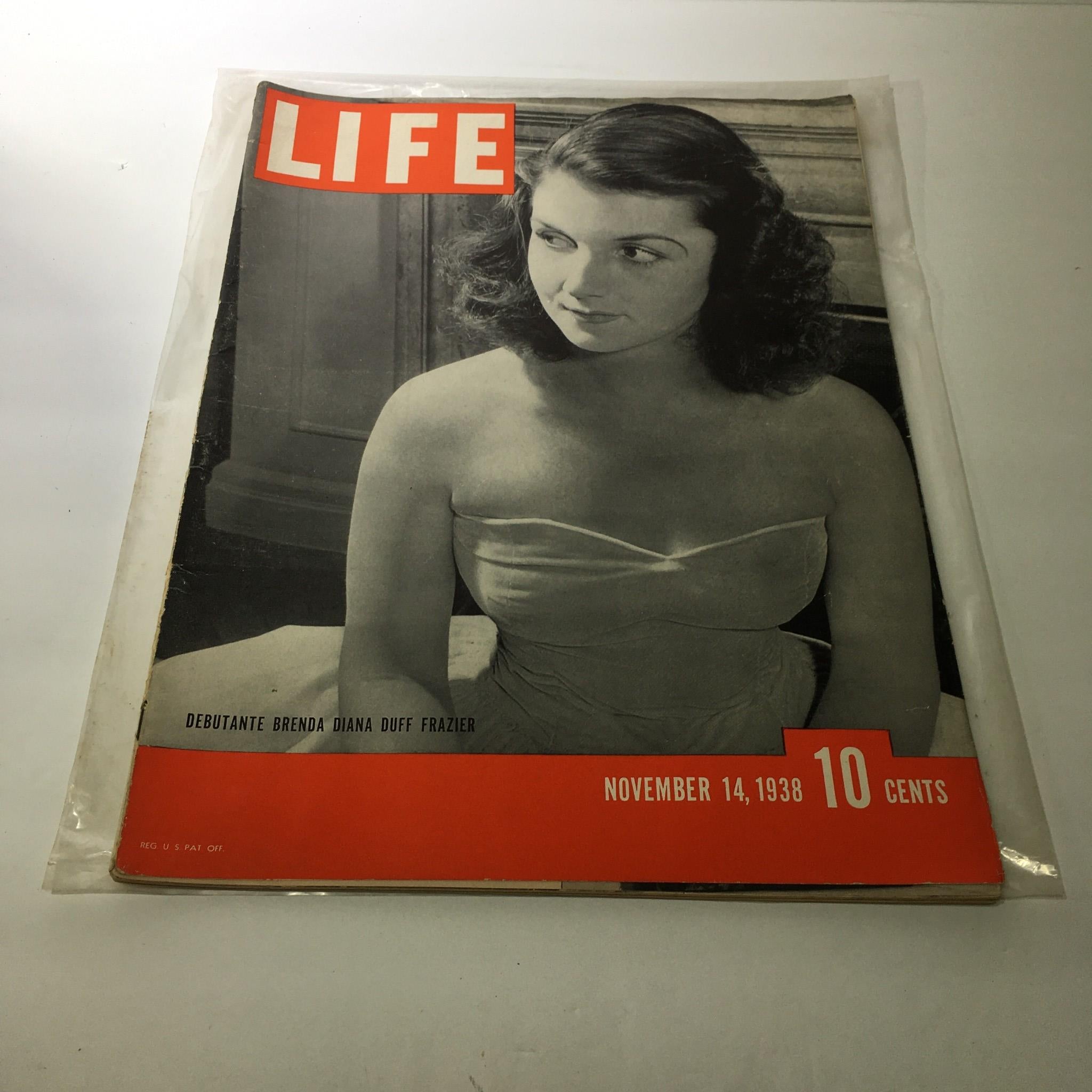 Life Magazine: Nov 14 1938 - Debutante Brenda Diana Duff Frazier