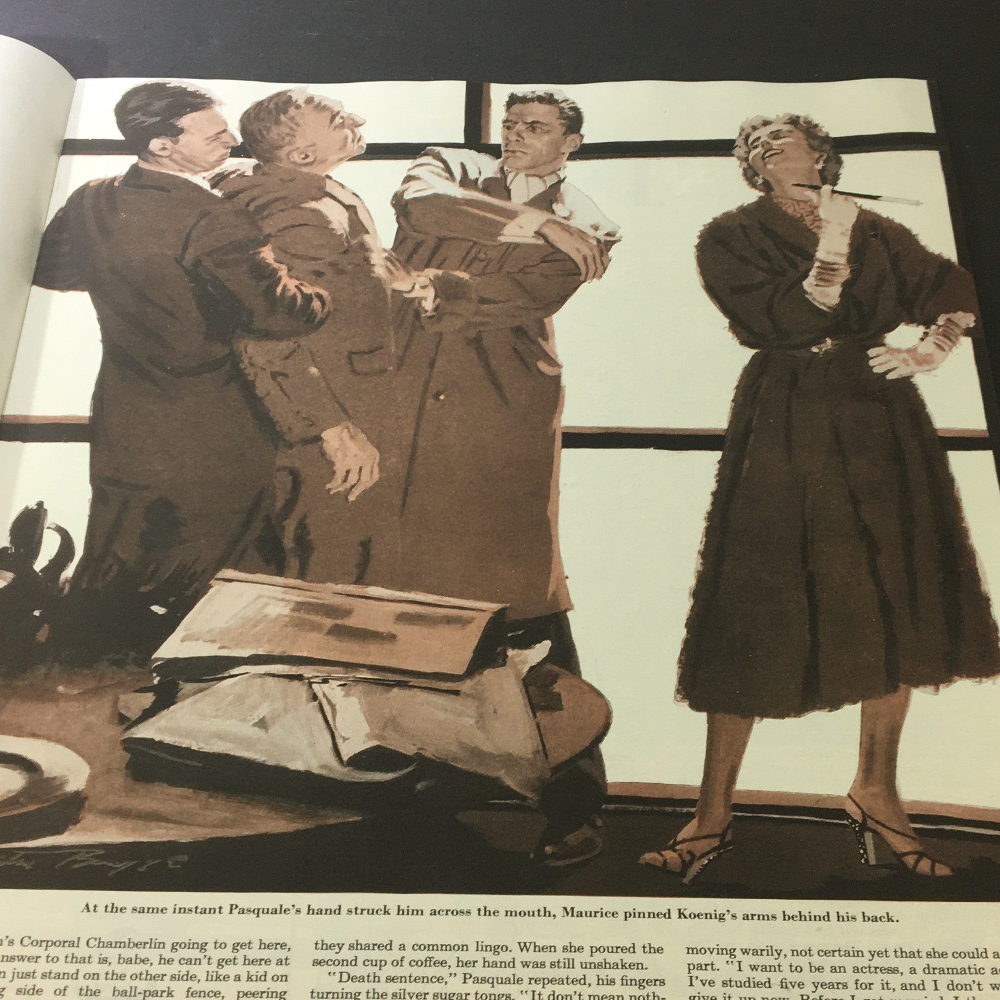 VTG The Saturday Evening Post August 15 1953 I Fly With Death, Newsstand