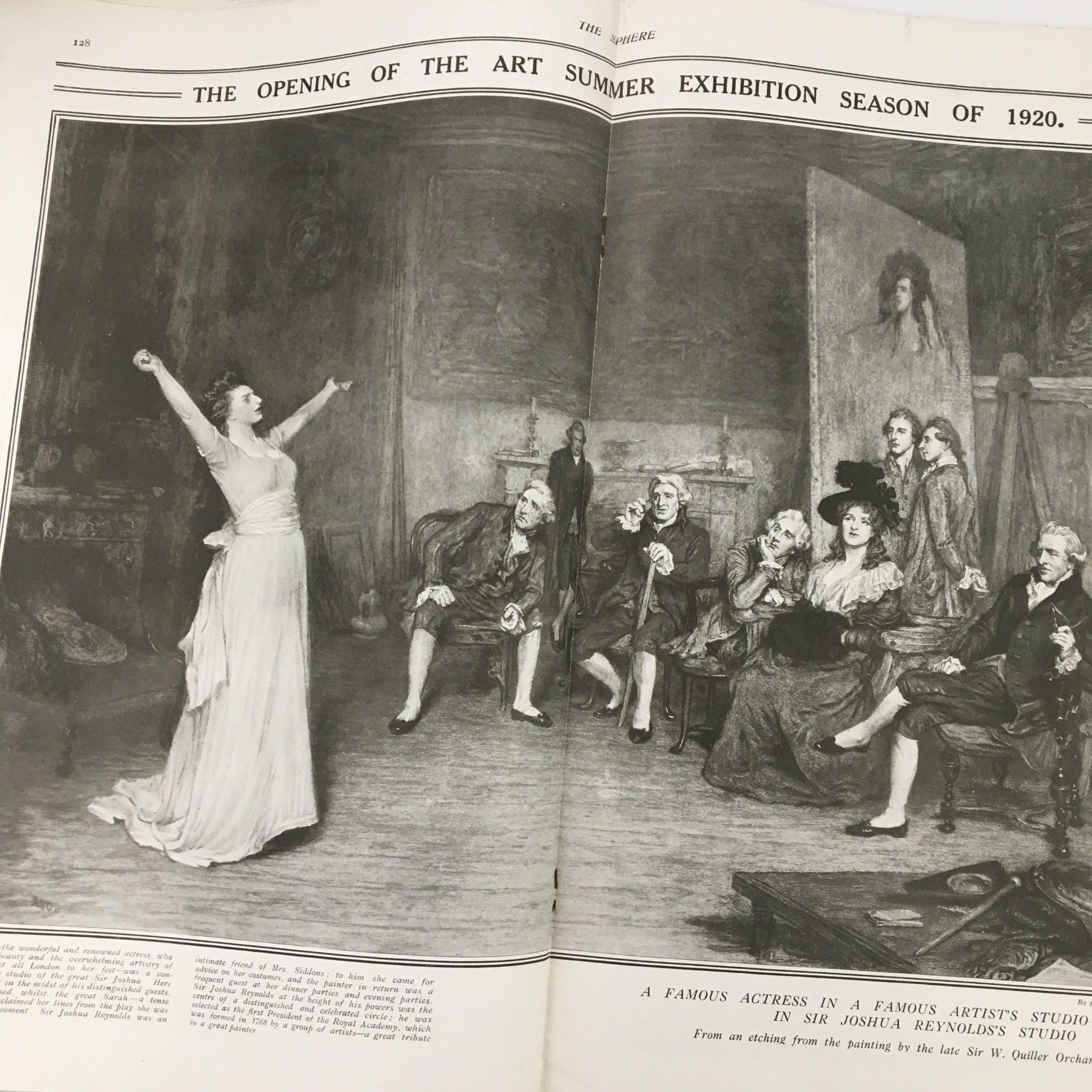 The Sphere Newspaper  May 1 1920 Signor Niti and Mr. Lloyd George at San Reno