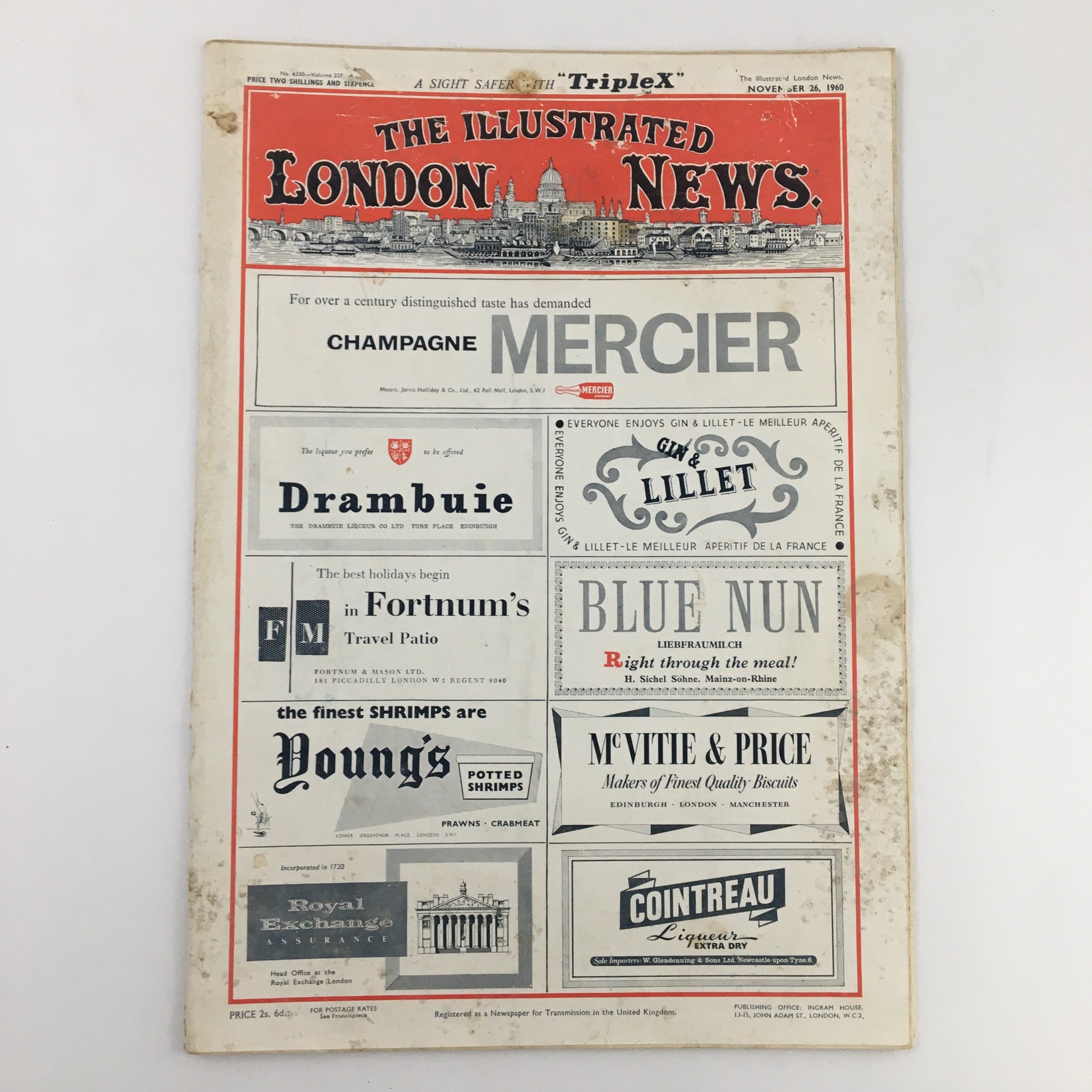 The Illustrated London News November 26 1960 Queen Elizabeth & Prince Phillip