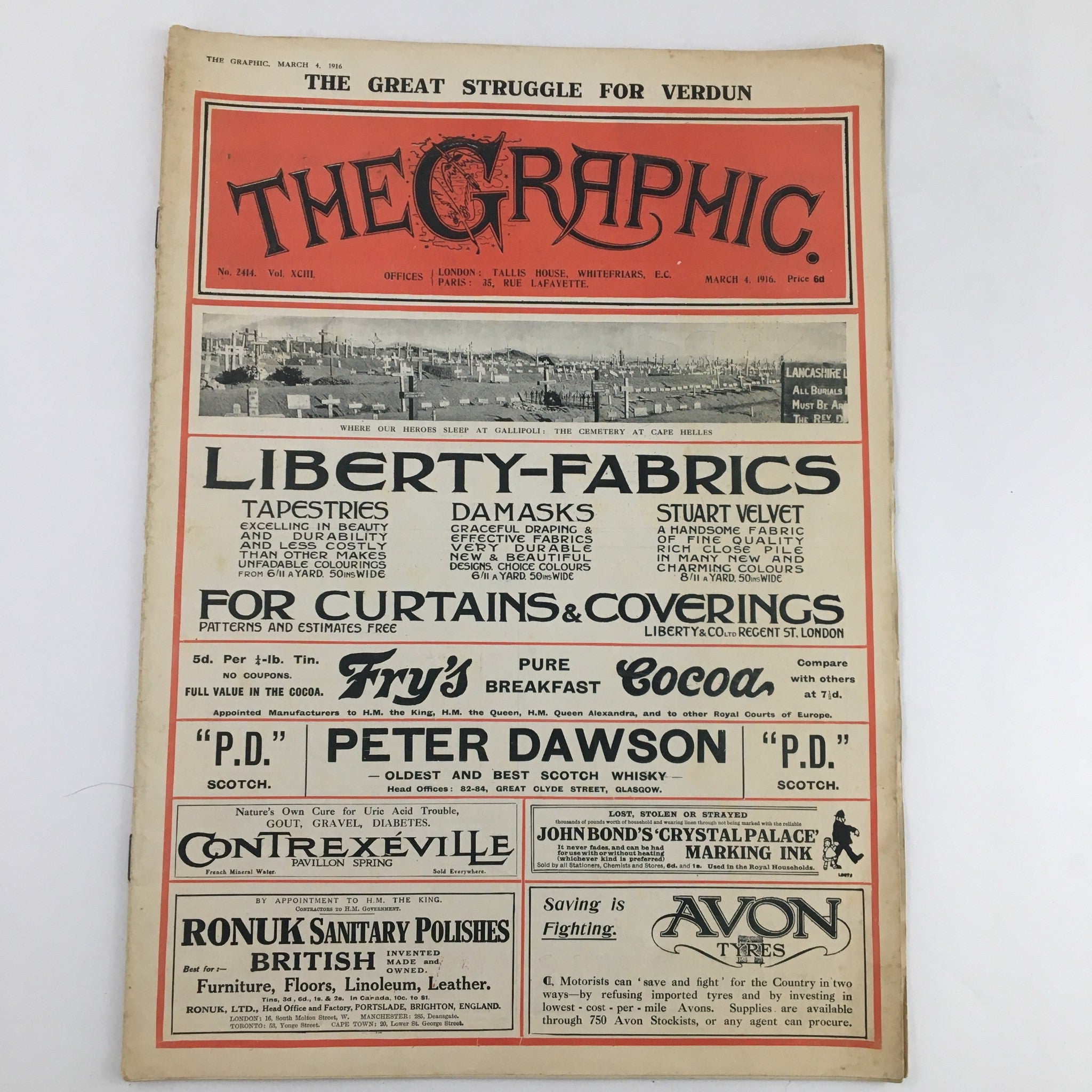 VTG The Graphic Newspaper March 4 1916 The Spirit of Camaraderie is Remarkable