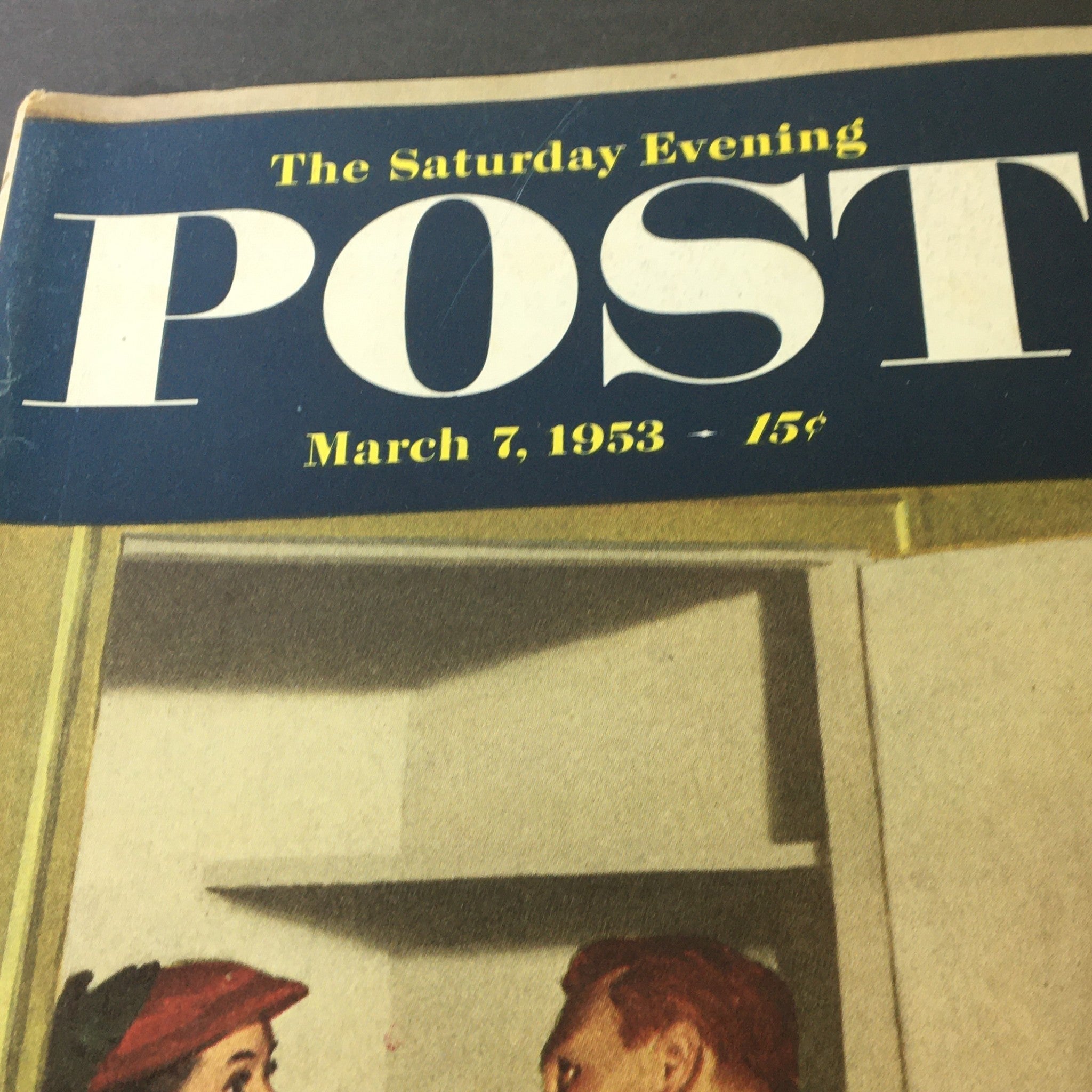 VTG The Saturday Evening Post March 7 1953 Air Disaster, A Story, Newsstand