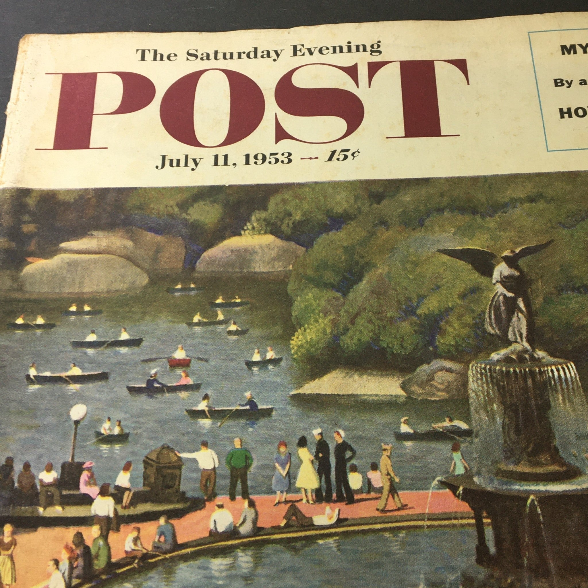 VTG The Saturday Evening Post July 11 1953 45 Sec Inside The Tornado, Newsstand