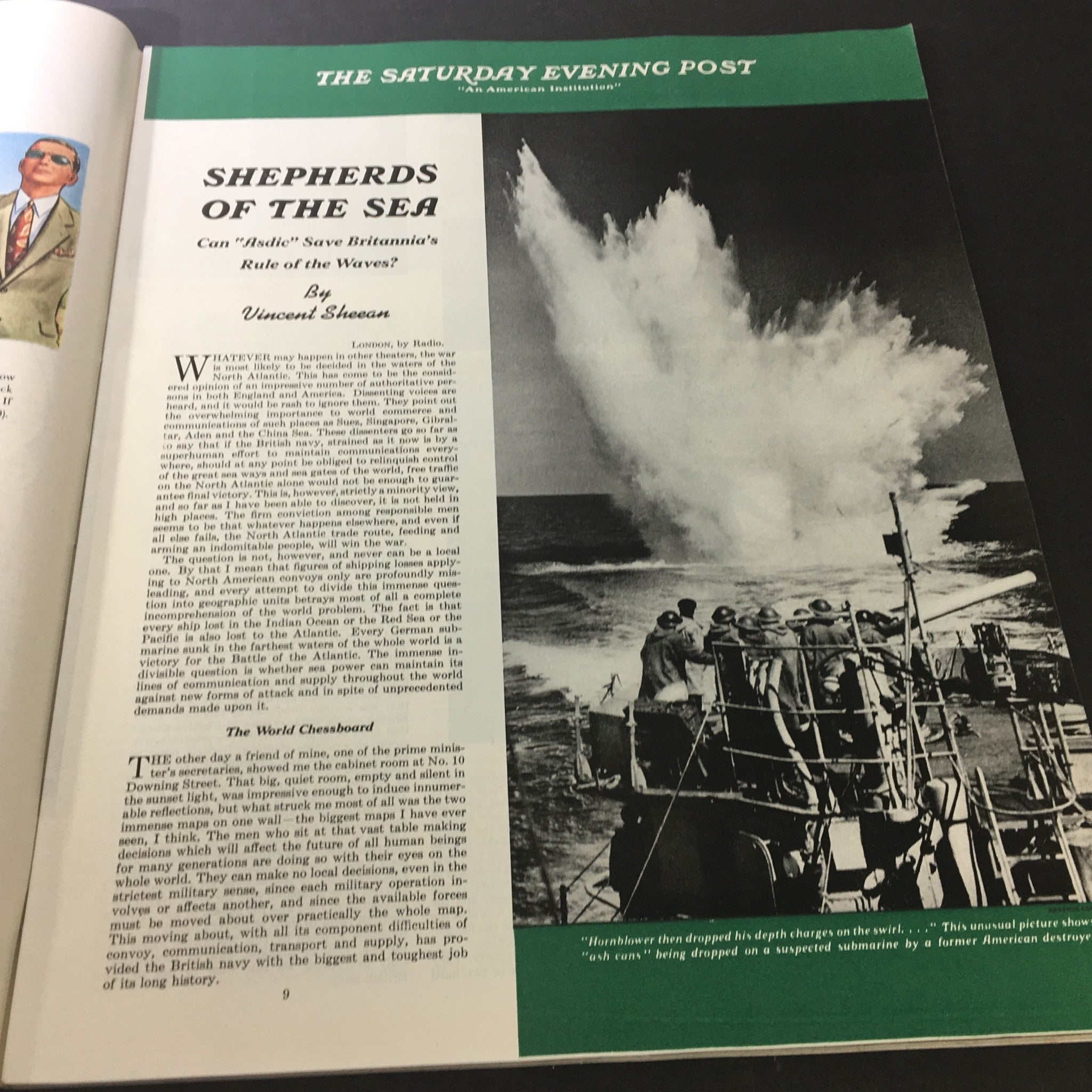 VTG The Saturday Evening Post July 12 1941 England's War at Sea, Vincent Sheean