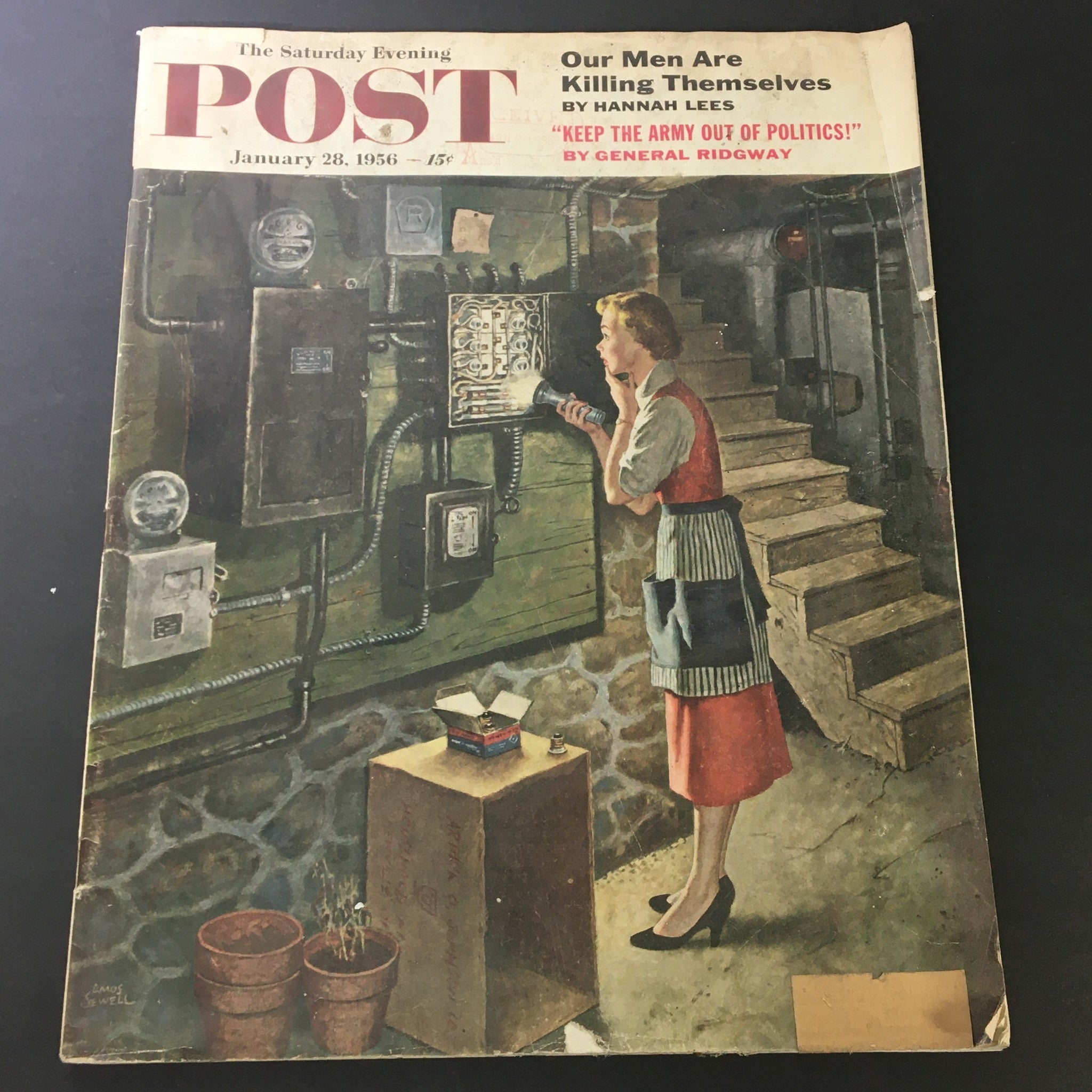 VTG The Saturday Evening Post January 28 1956 Keep Army Out of Politics