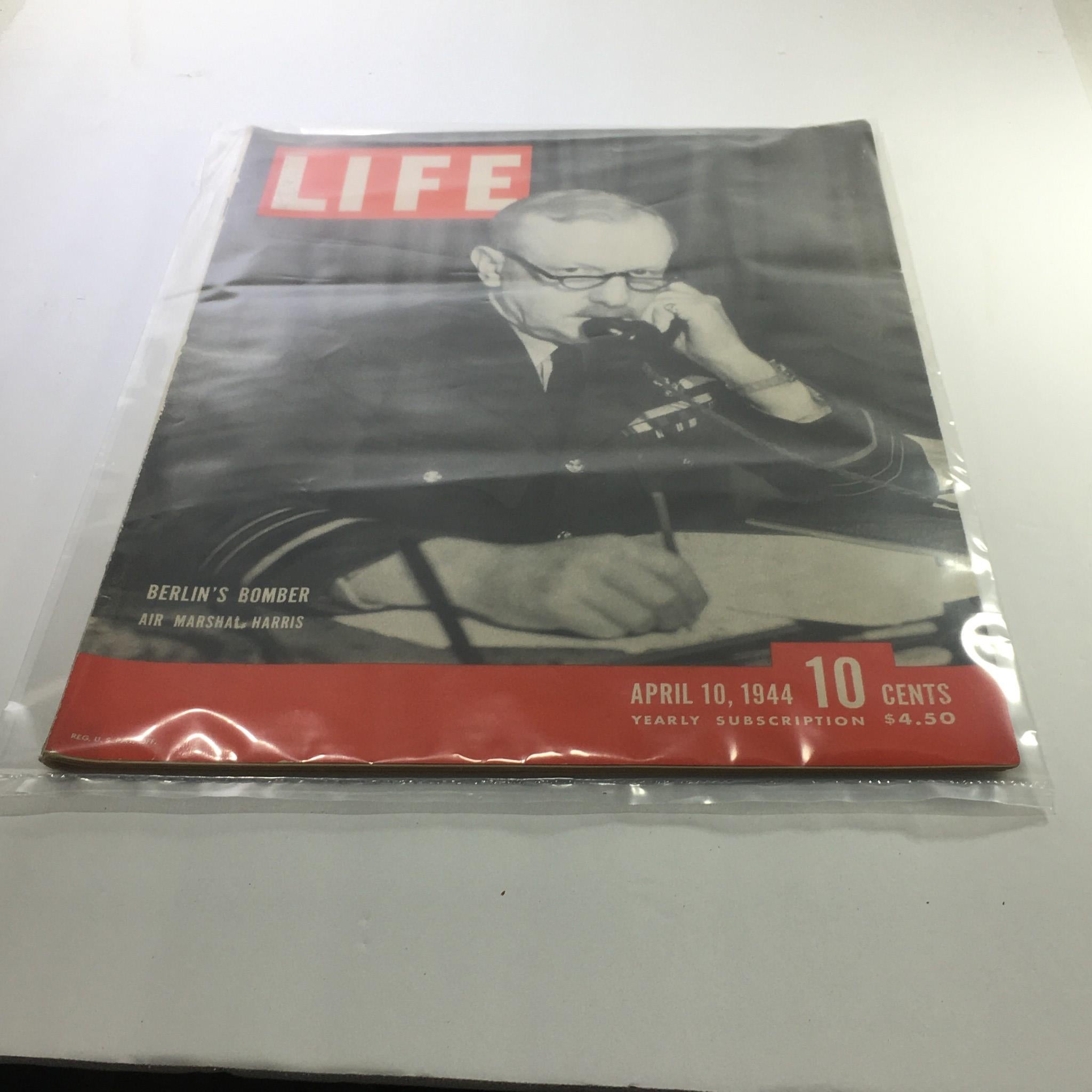 Life Magazine: April 10 1944 - Berlin's Bomber Air Marshal Harris