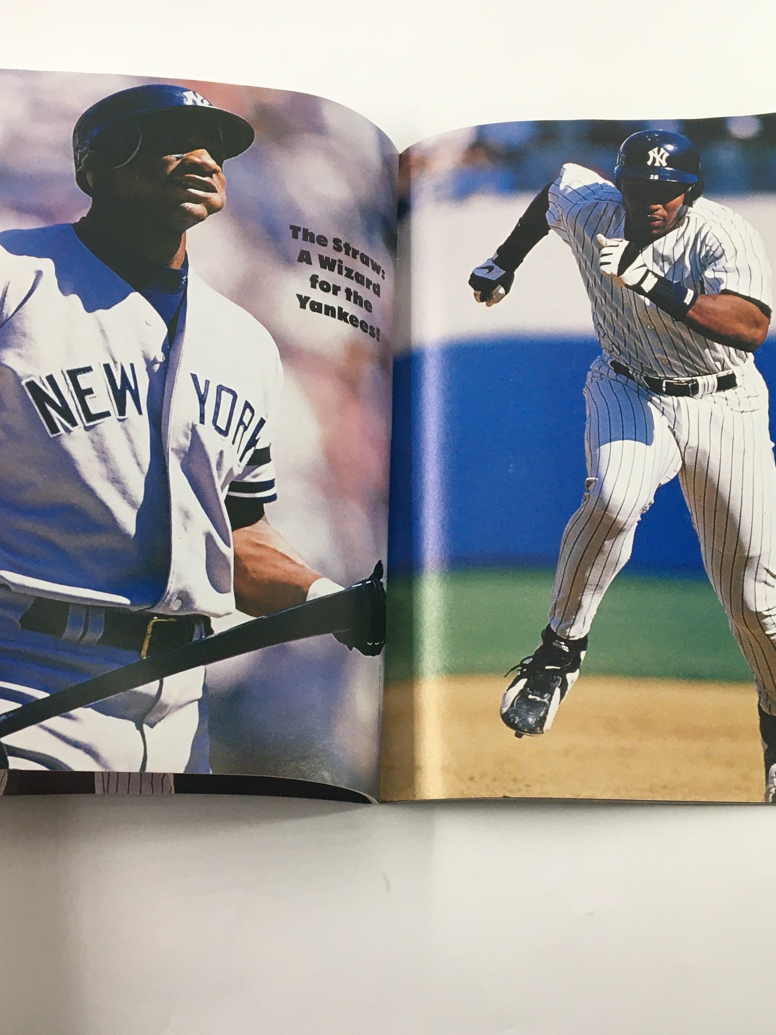 1996 Gold Collectors Series Magazine Derek Jeter, Gerald Williams No Label