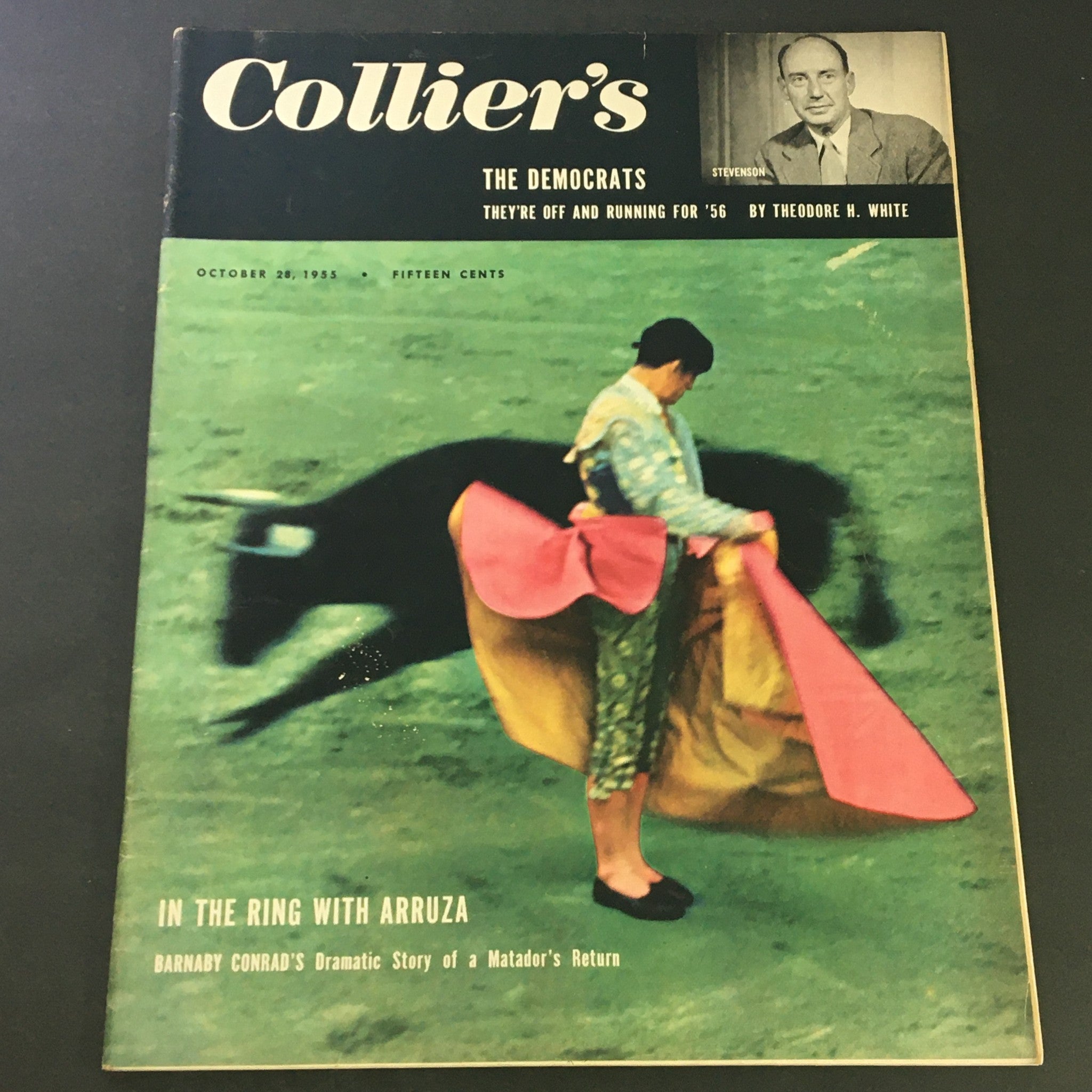 VTG Collier's Magazine October 28 1955 In The Ring with Carlos Arruza, Newsstand