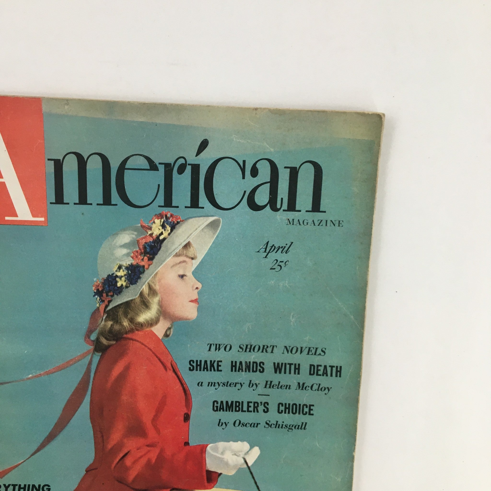 The American Magazine April 1950 Model Lorna Gail Gilliam in a Hat by Sally