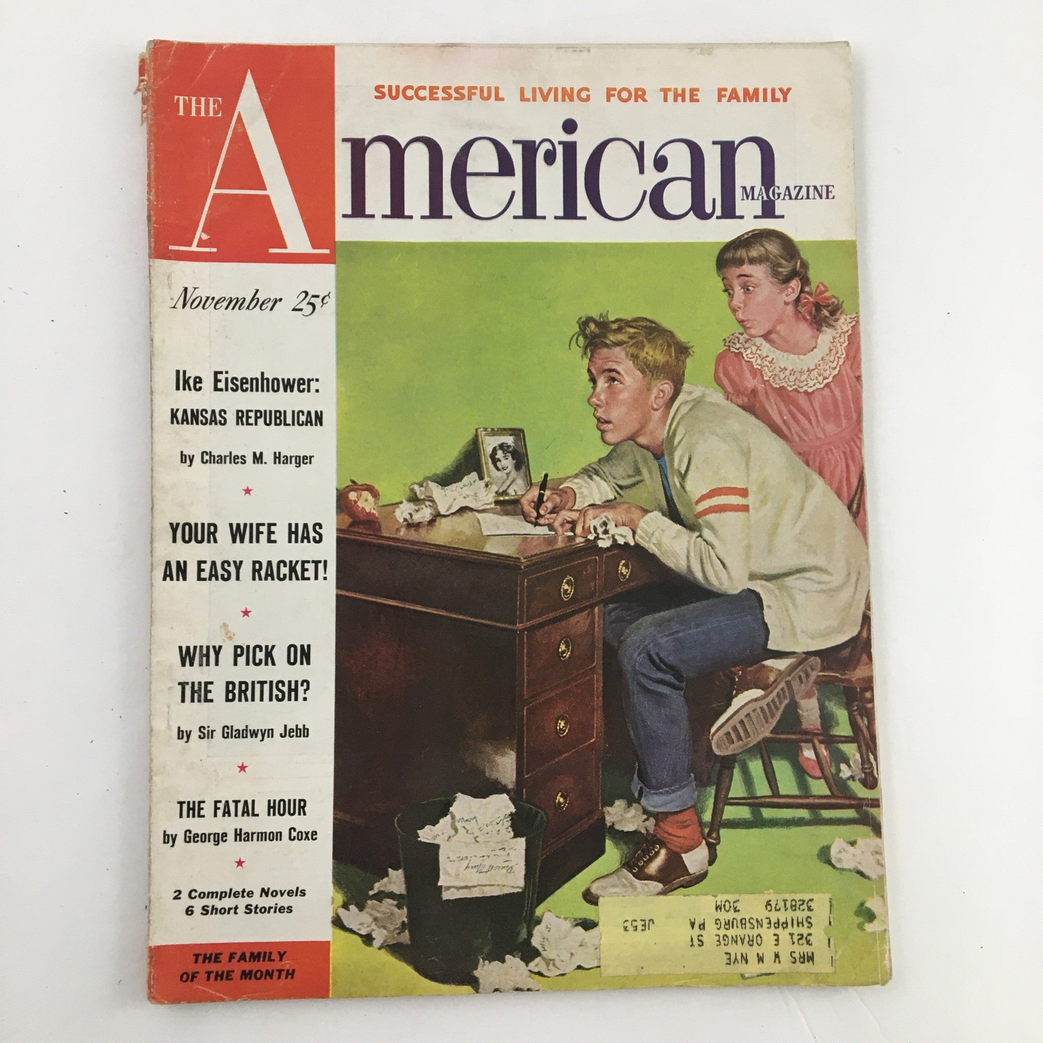 The American Magazine November 1951 Dwight Eisenhower Kansas Republican