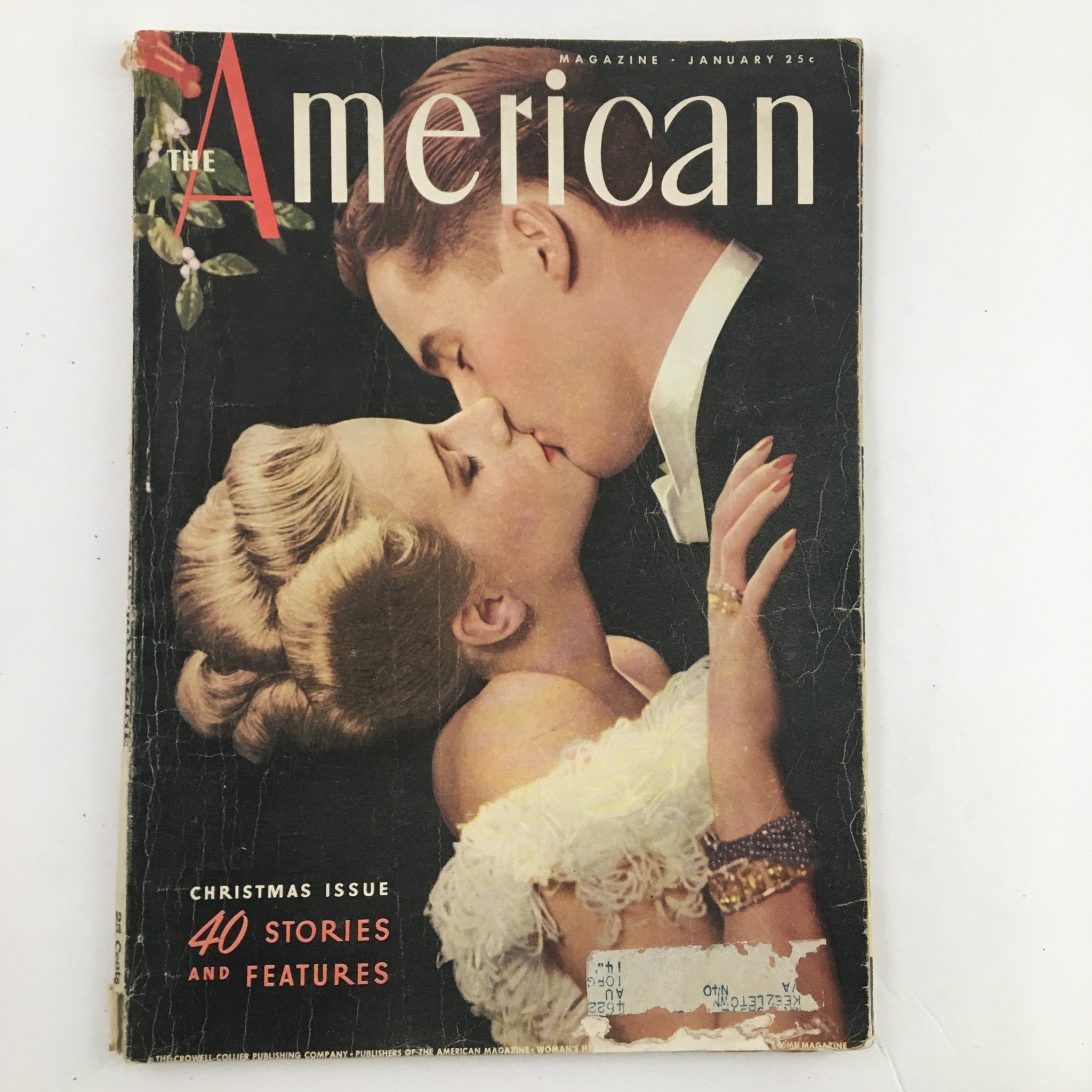 The American Magazine January 1940 Models Pamela Ran-all and William Van Sleet