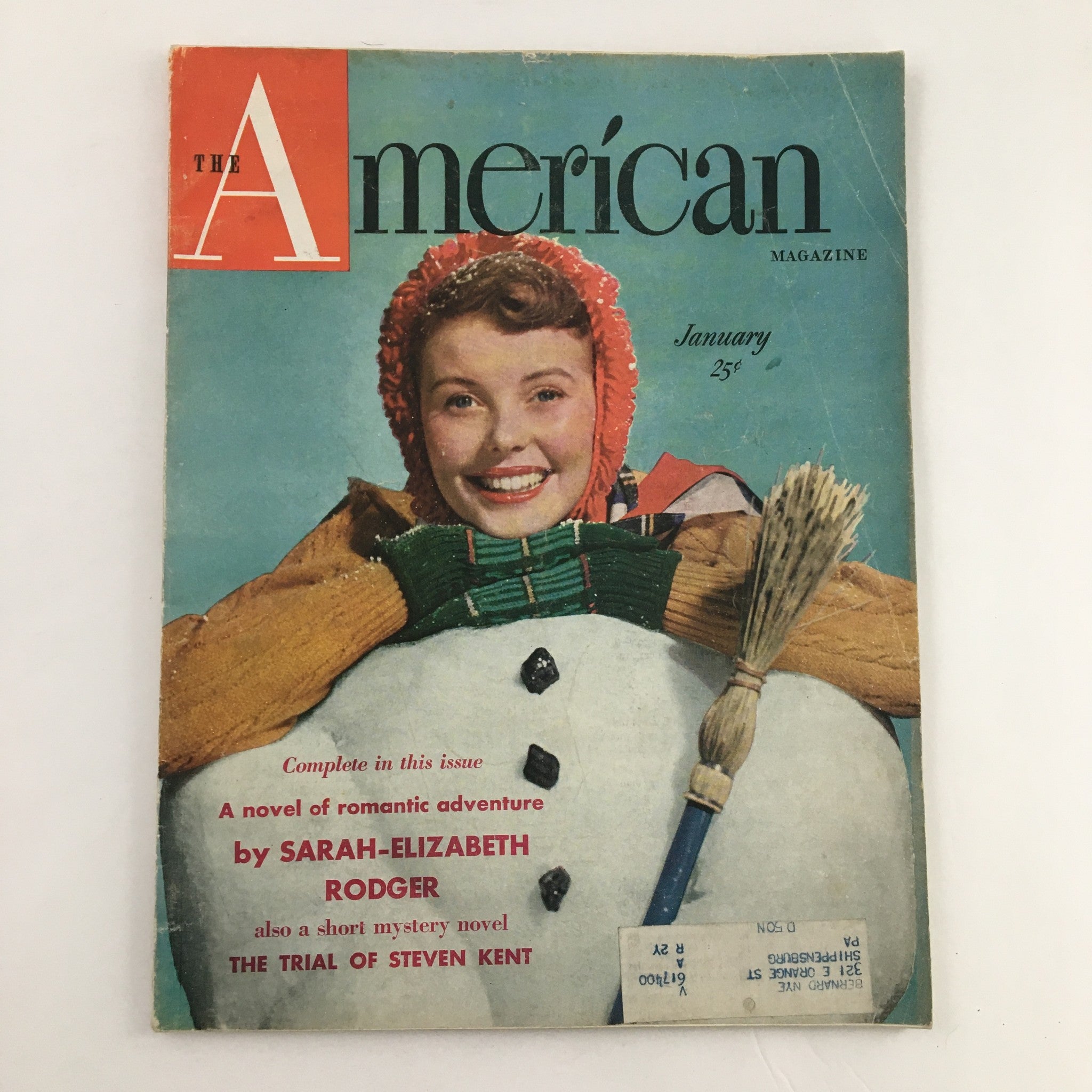 The American Magazine January 1950 The Trial of Steven Kent A Mystery Novel