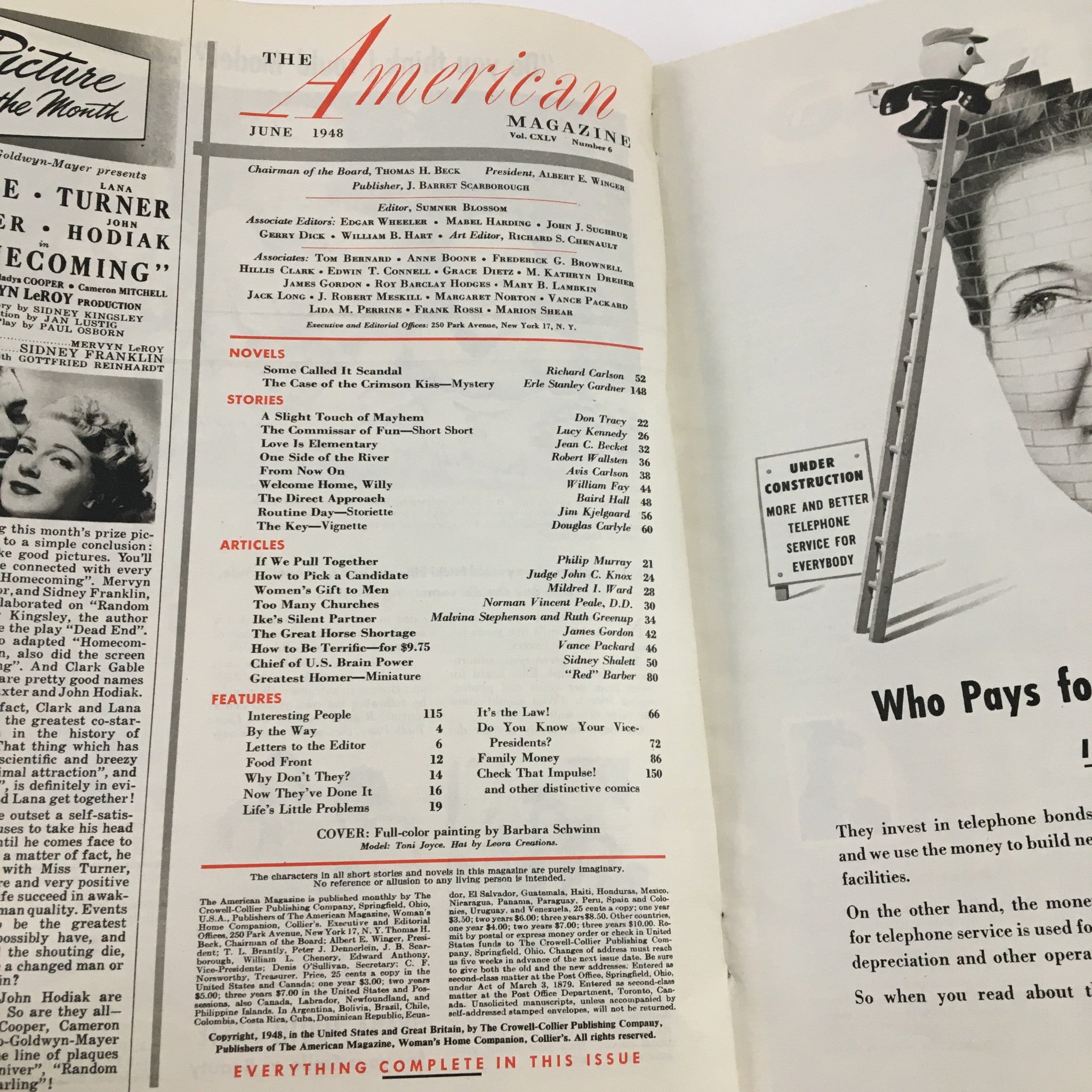 The American Magazine June 1948 How To Pick a Candidate by Judge John C. Knox