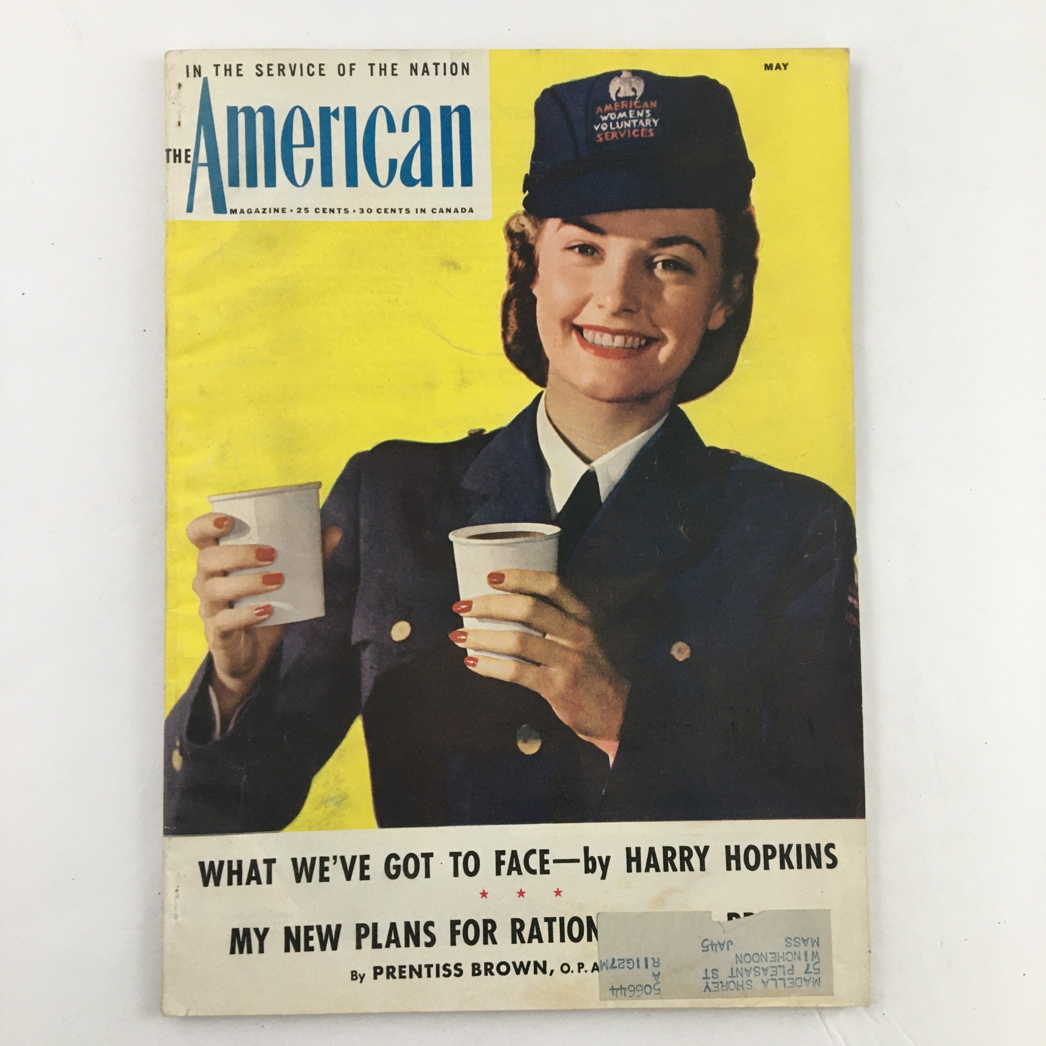 The American Magazine May 1943 What We've Got To Face by Harry Hopkins