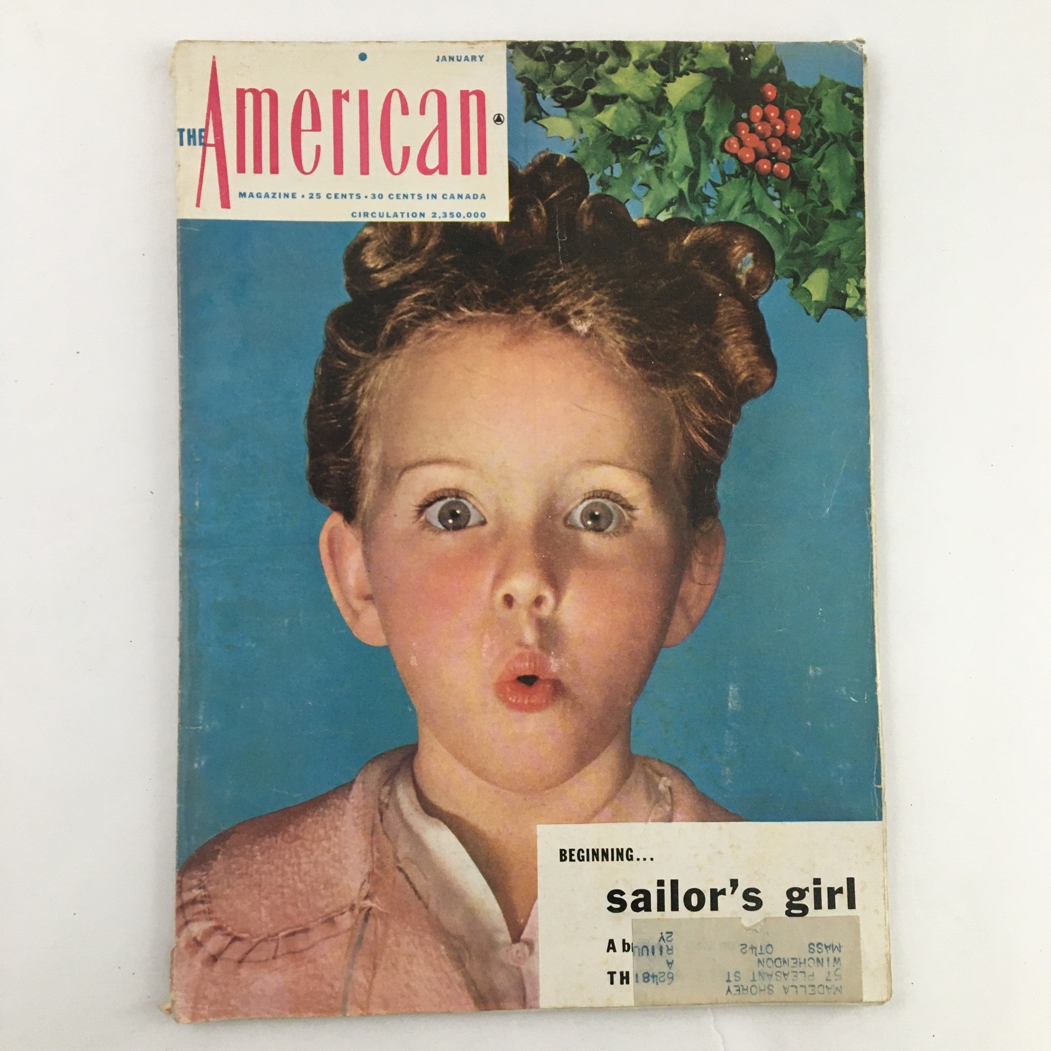 The American Magazine January 1942 Model Stephanie Yale Photograph by Selwyn Ltd