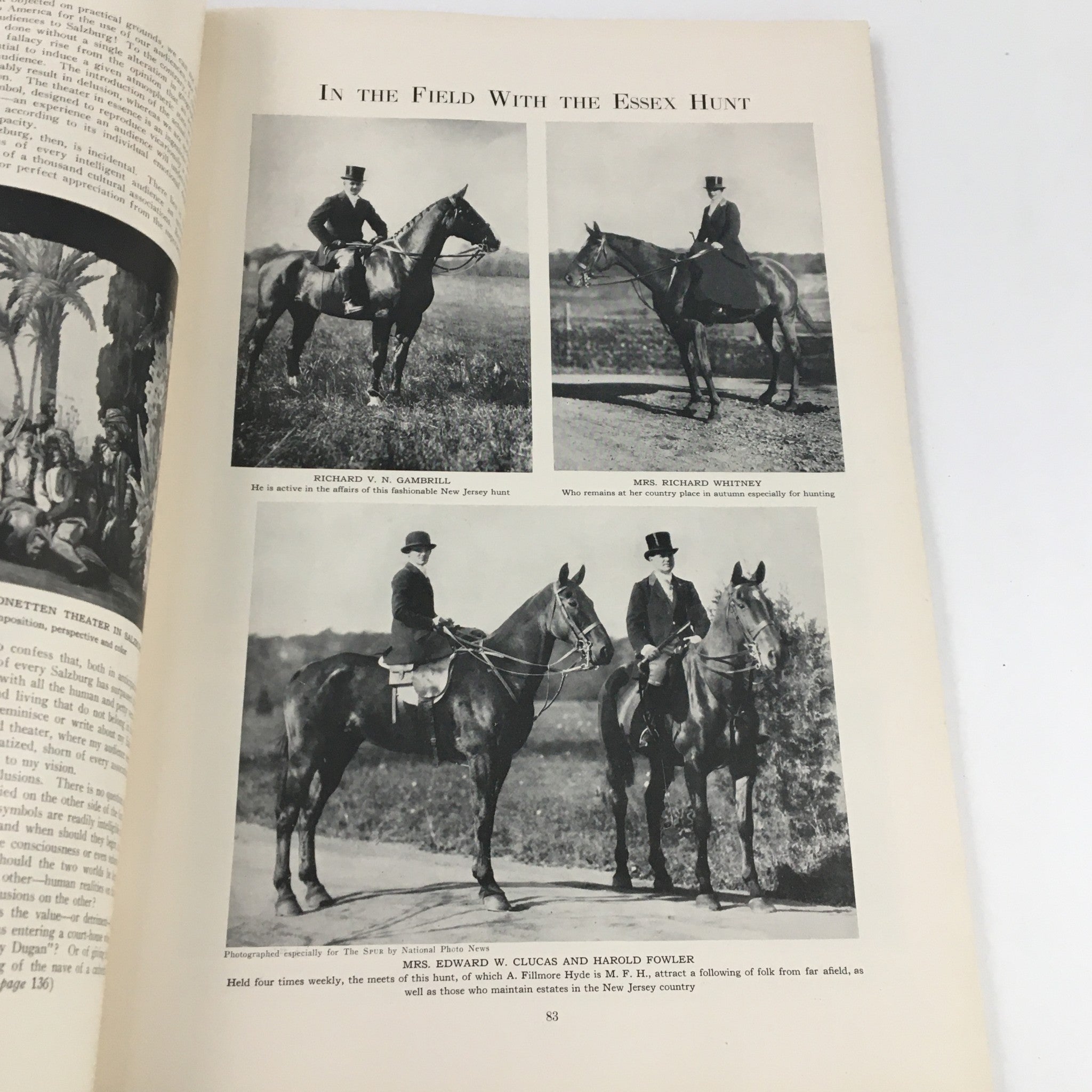 VTG The Spur Magazine December 1 1928 In The Field with The Essex Hunt No Label