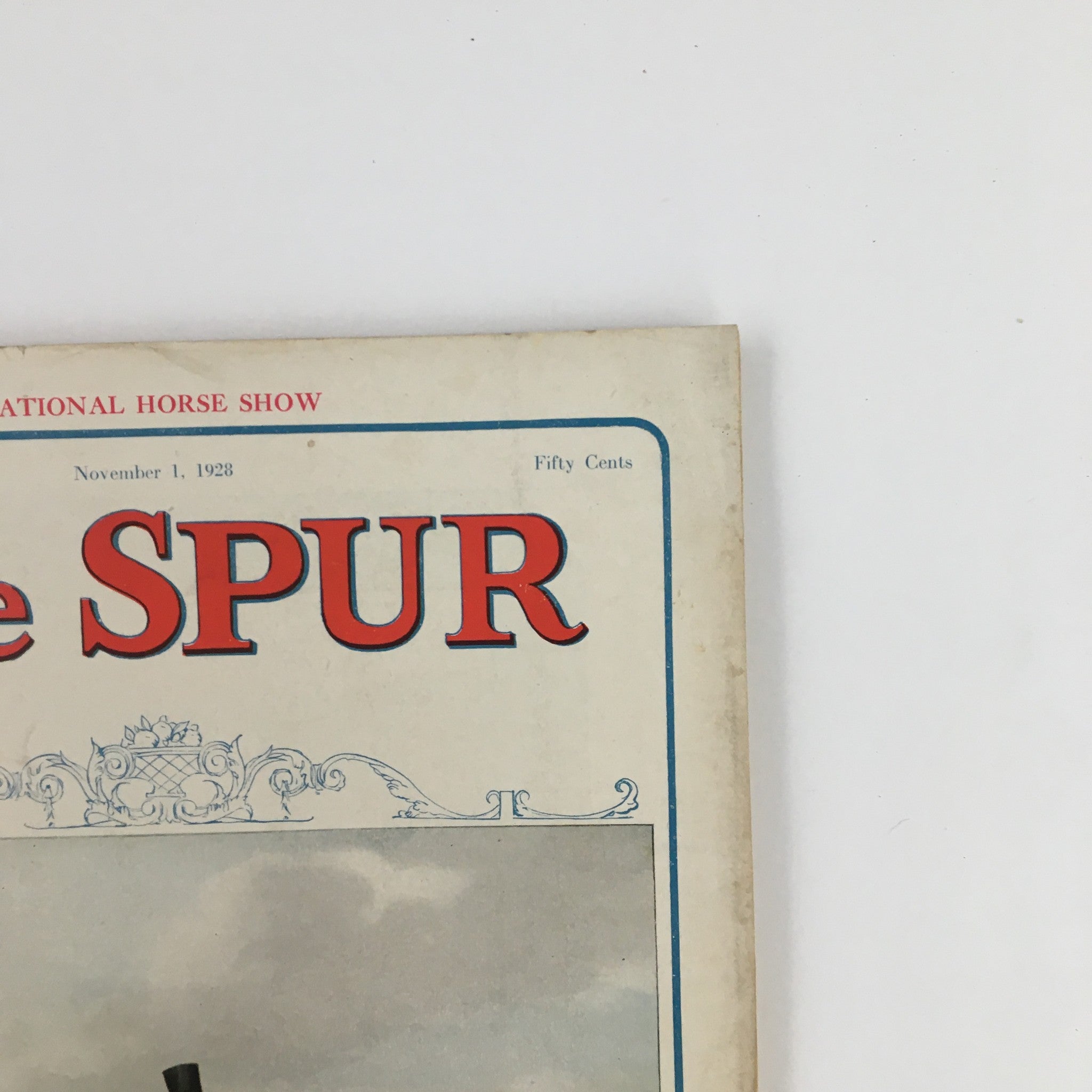 VTG The Spur Magazine November 1 1928 The National Horse Show No Label