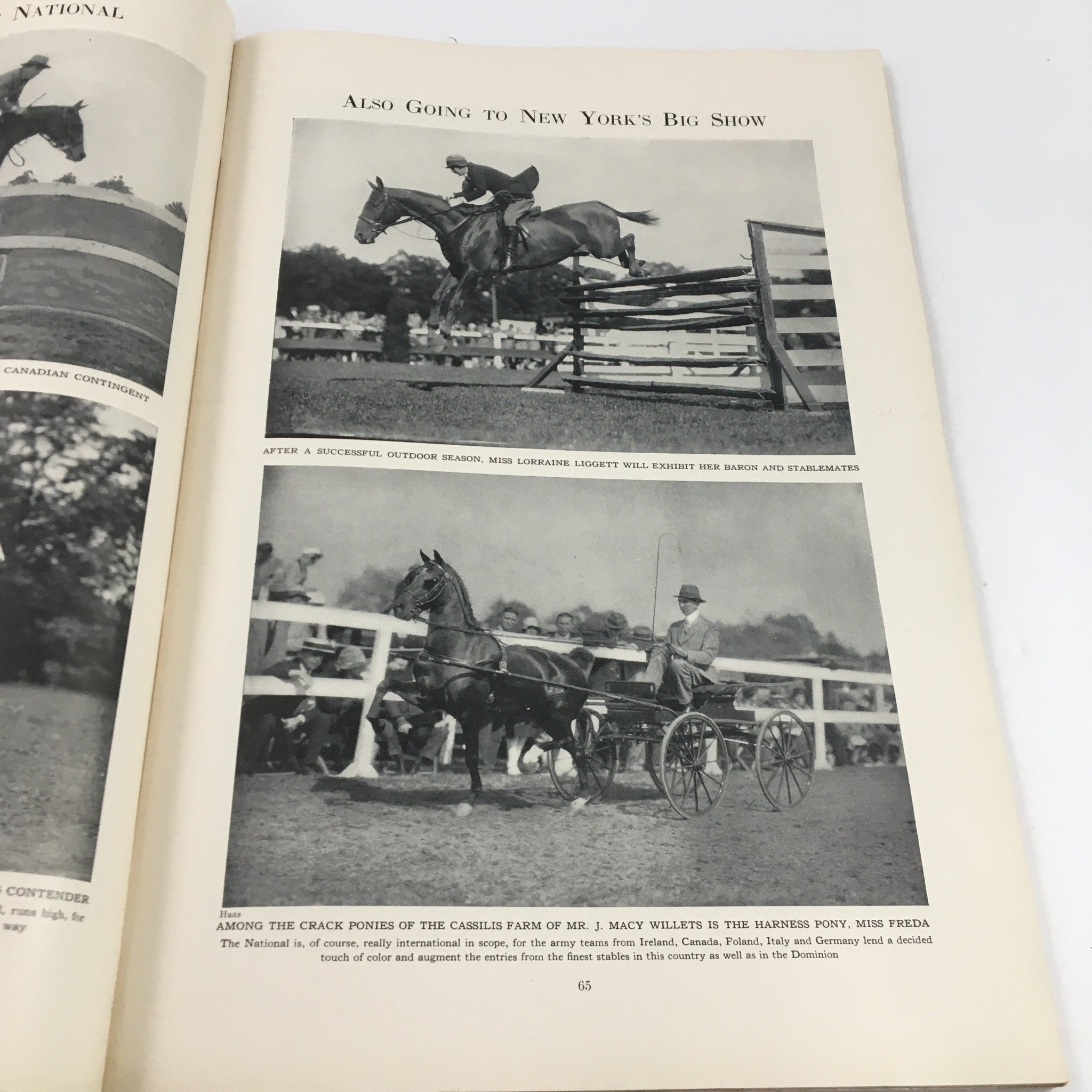 VTG The Spur Magazine November 1 1928 The National Horse Show No Label