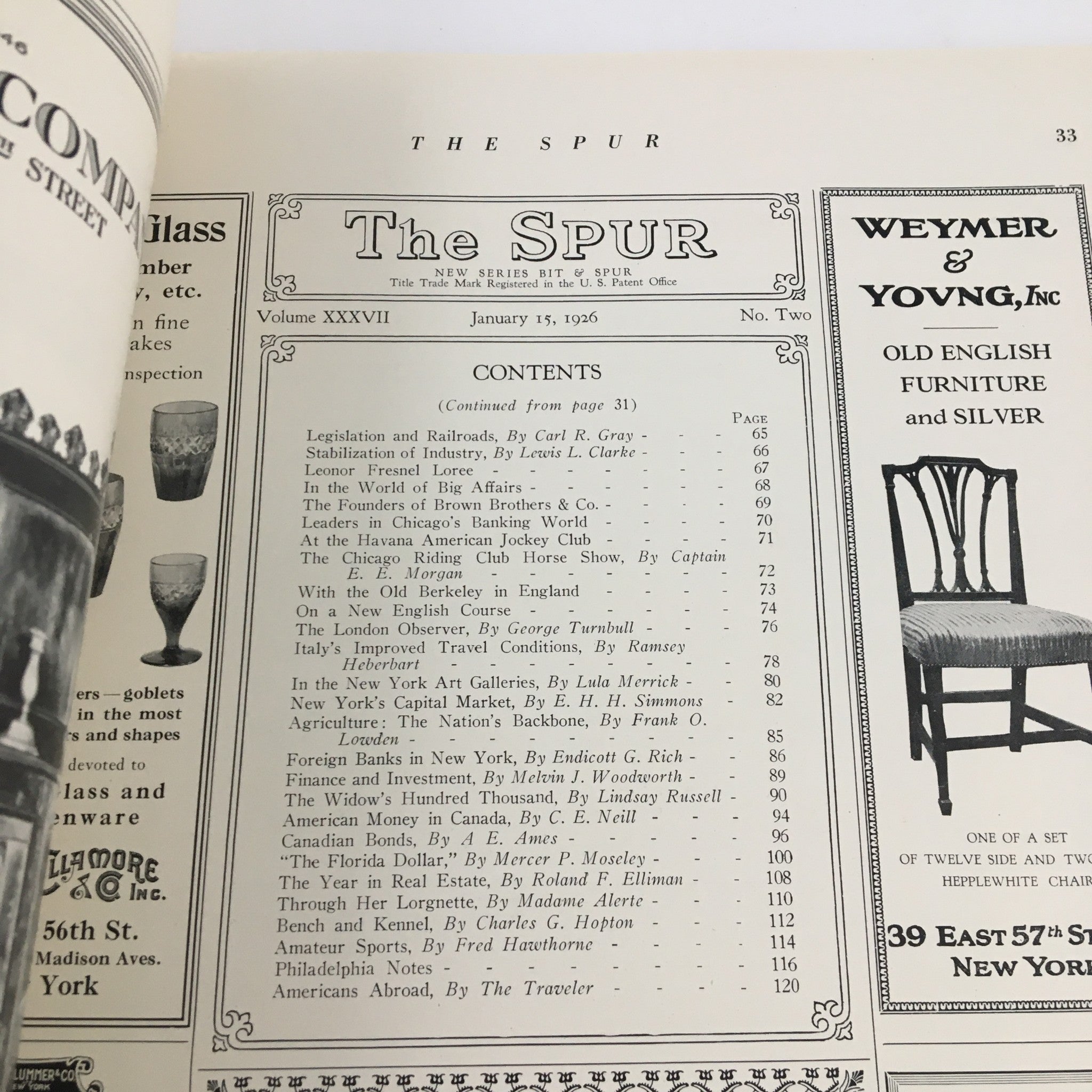 VTG The Spur Magazine January 15 1926 Refreshing by J. N. Sartorius No Label