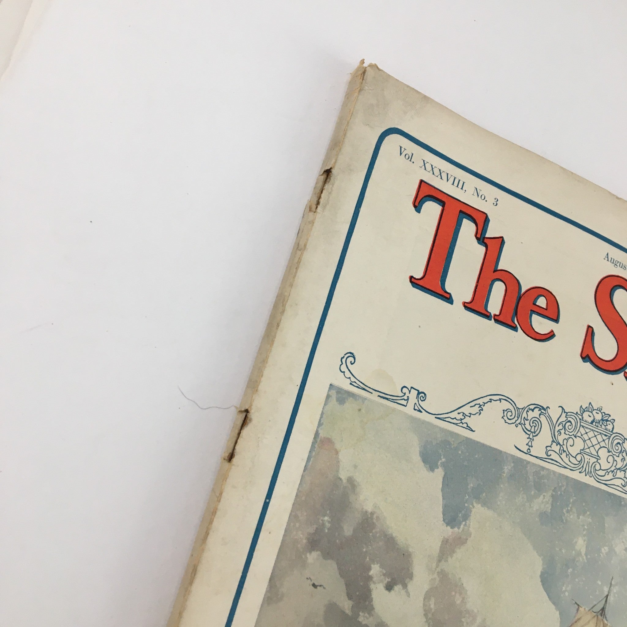 VTG The Spur Magazine August 1 1926 cover featuring artwork and title, structured with vintage aesthetics and colored borders.